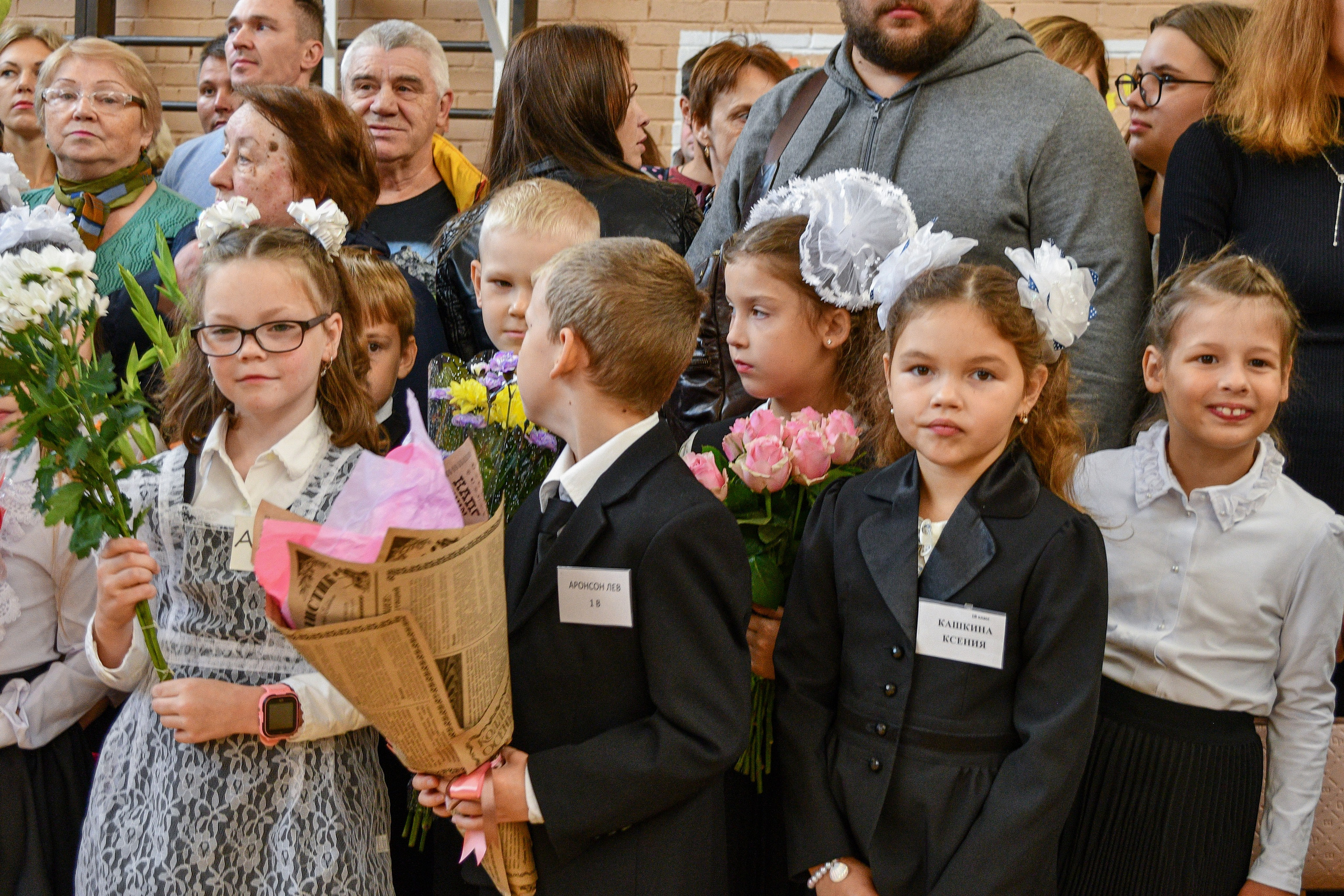 Линейка в 1 классе. Фотограф в Санкт-Петербурге Ксения Яковчук
