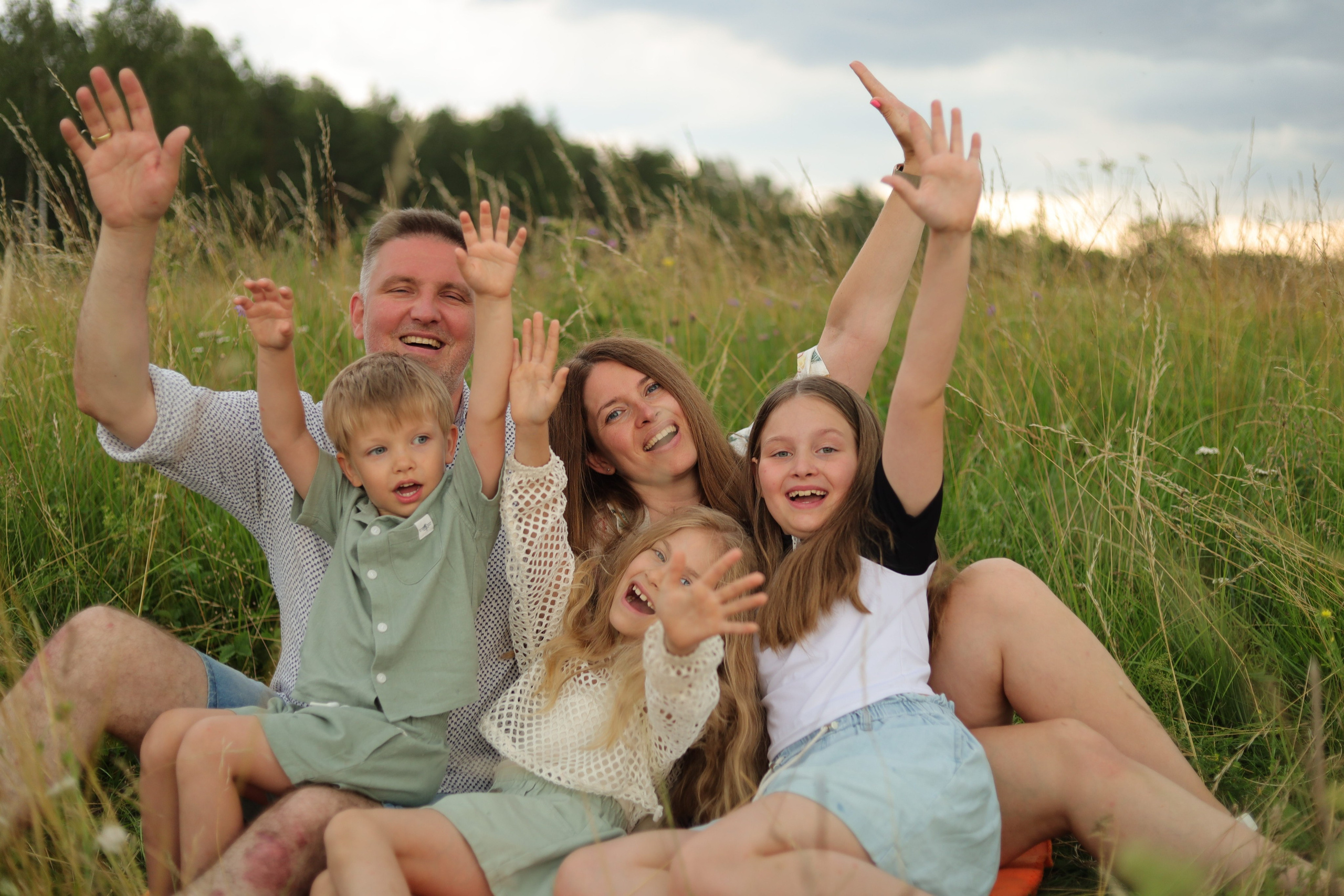 Семья Ергуновых. Фотограф Надежда Гольцева