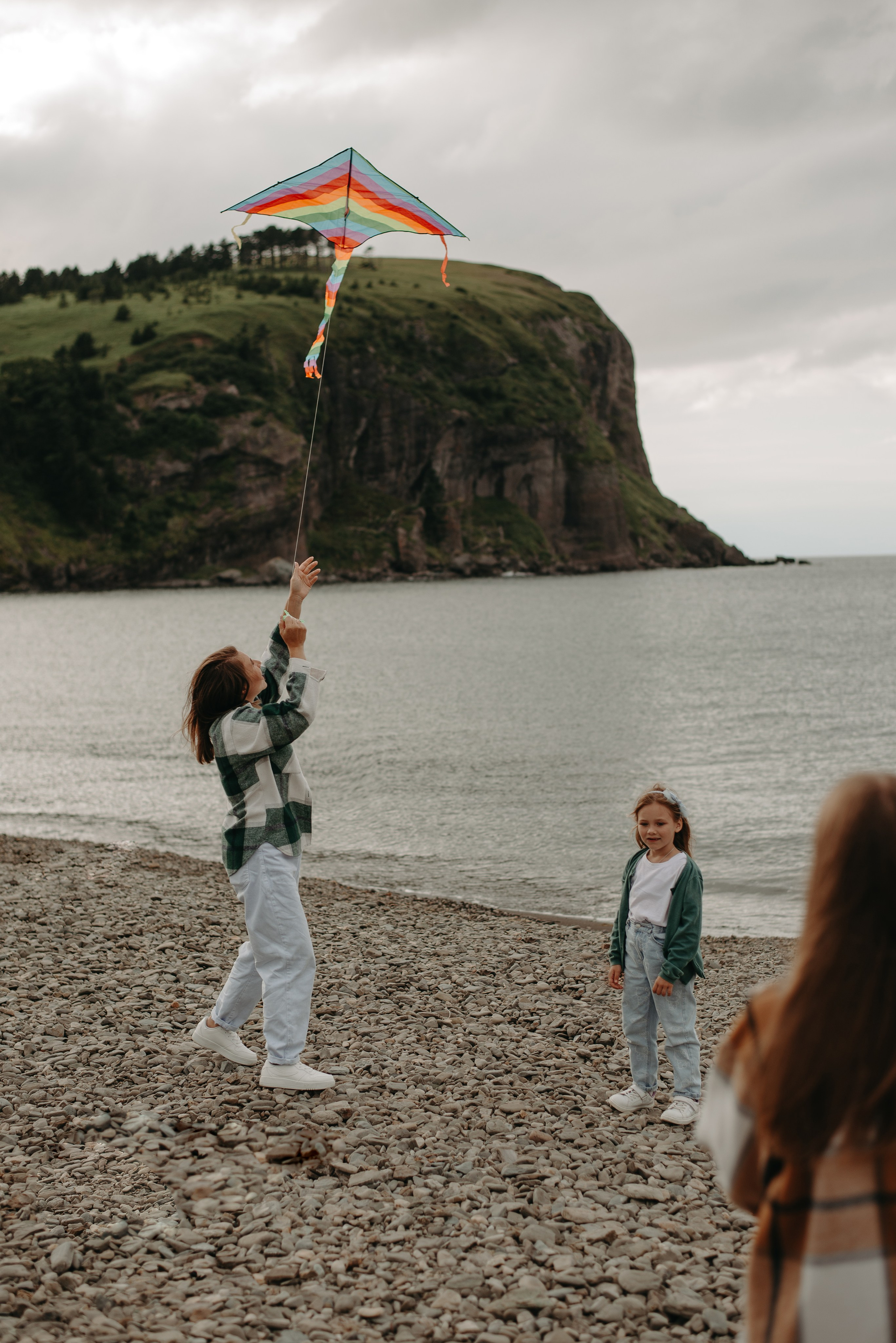 Наташа, Соня и Ксюша. Ирина Метелица фотограф на Шикотане
