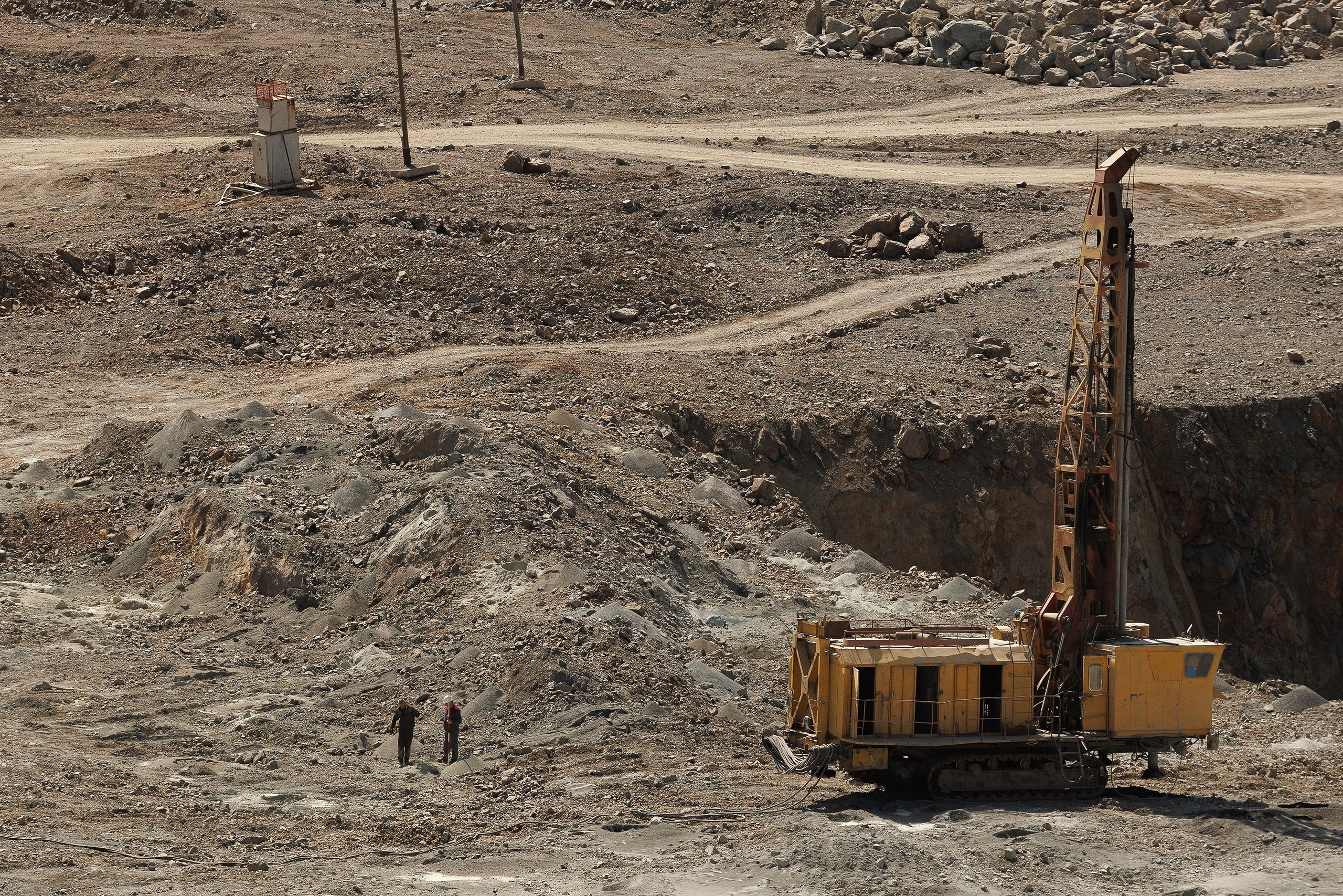 Промышленная фотосъемка на карьере. Профессиональный фотограф в Новосибирске