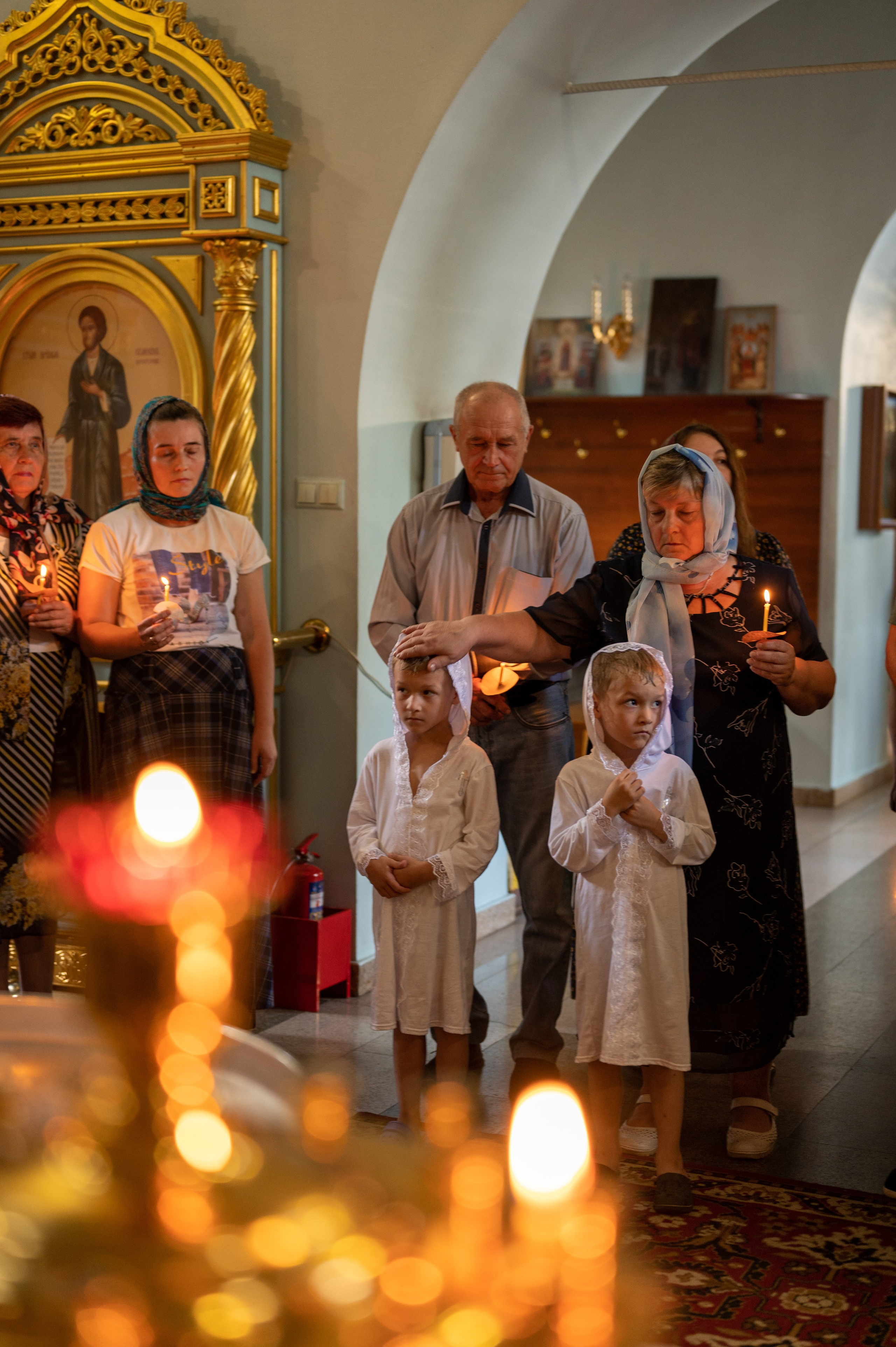 Крещение Матвей и Тимофей. Фотограф новорожденных, семейный детский в Тюмени Татьяна Морозова