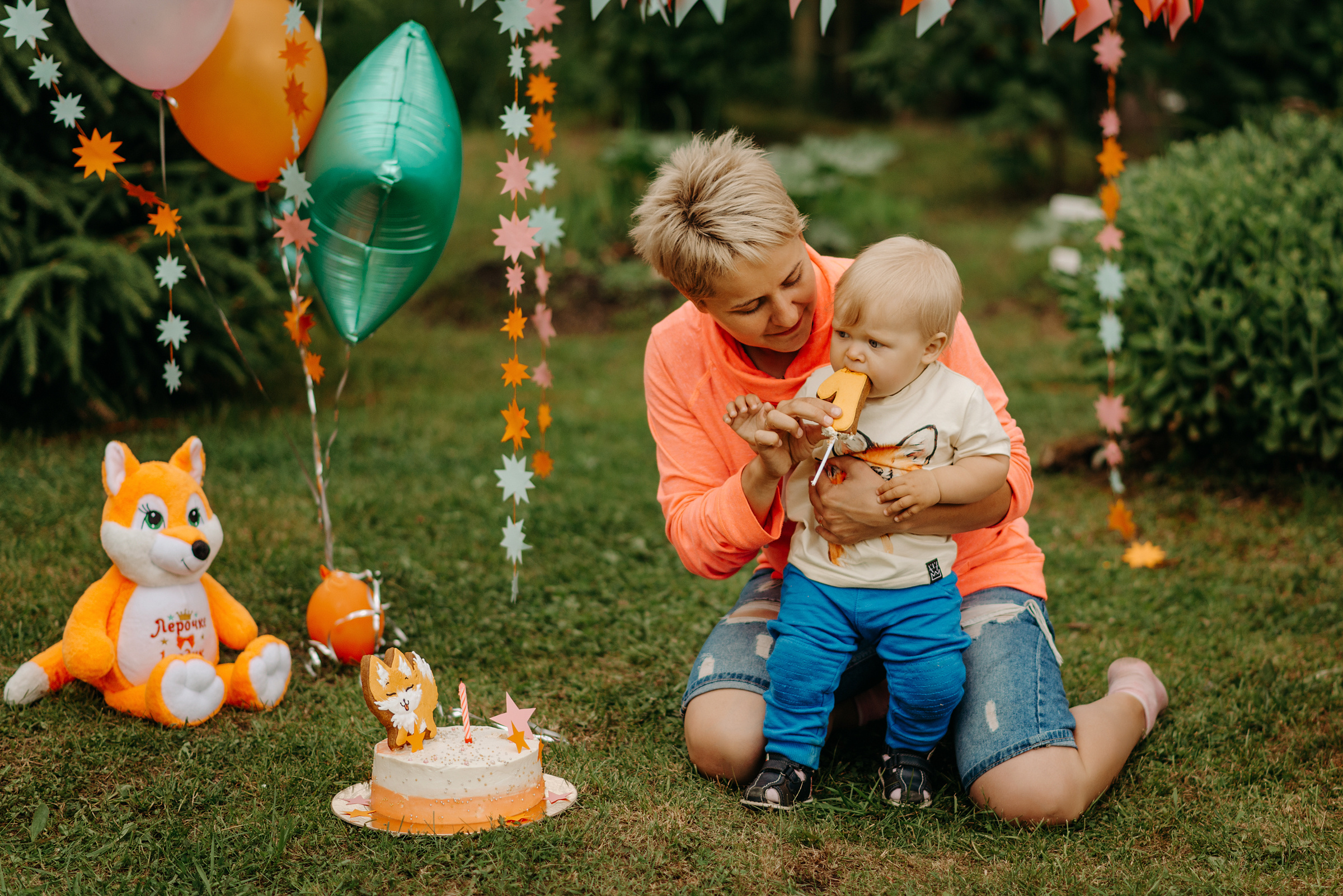 фотосессия на первый день рождения