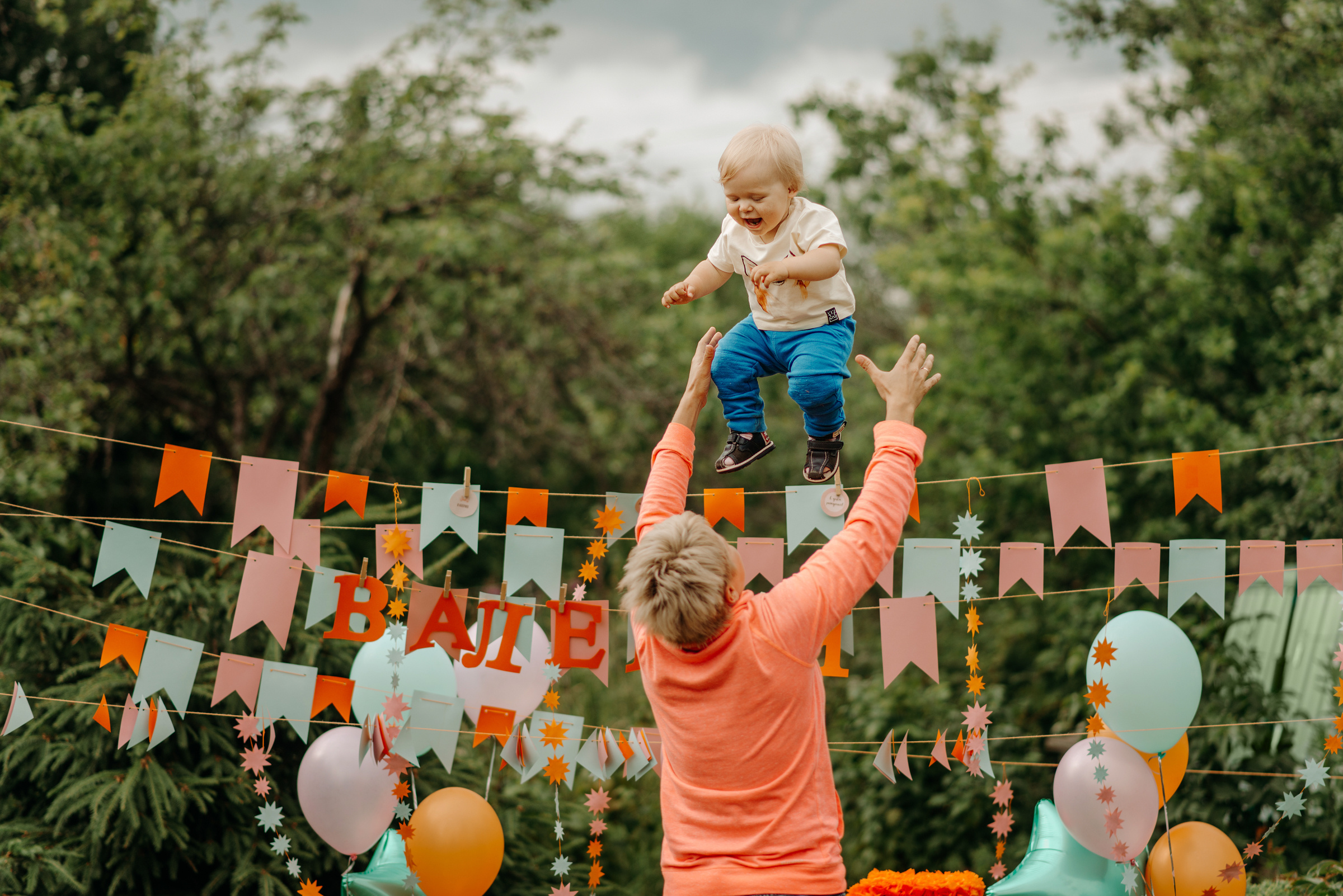 фотосессия на первый день рождения
