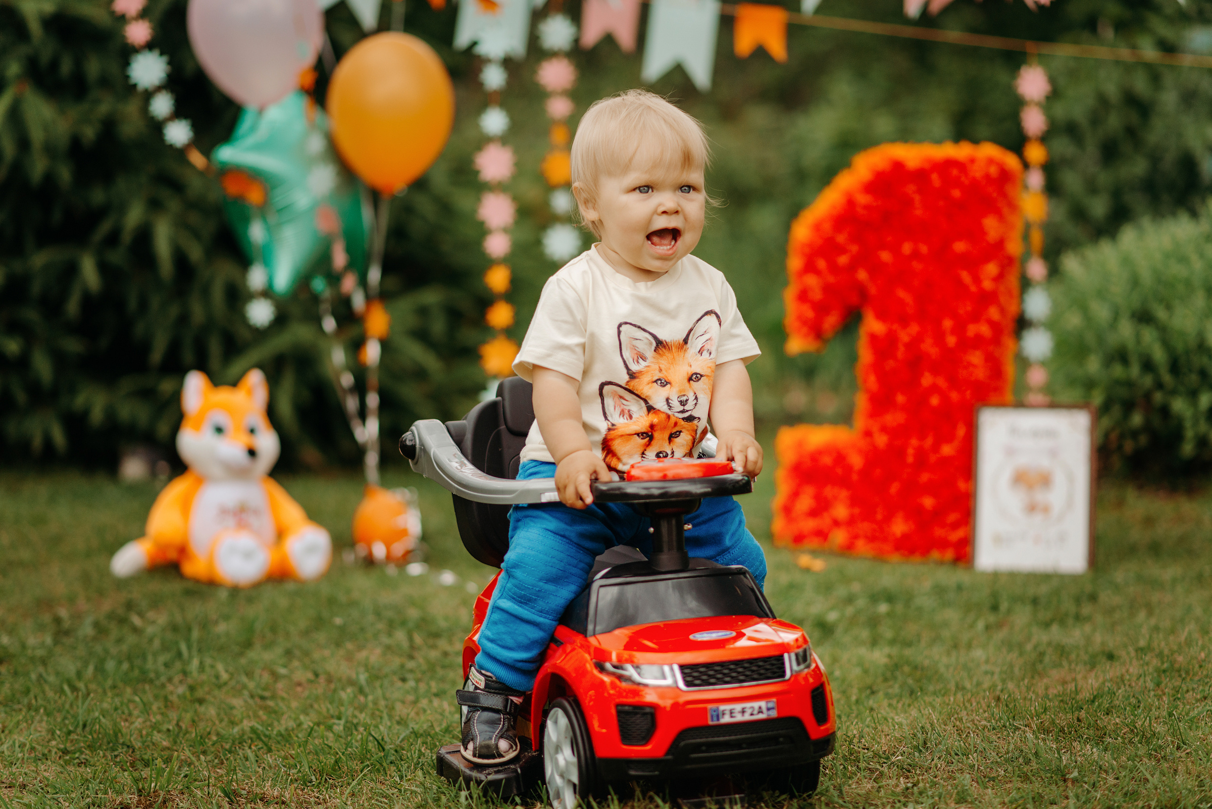 фотосессия на первый день рождения