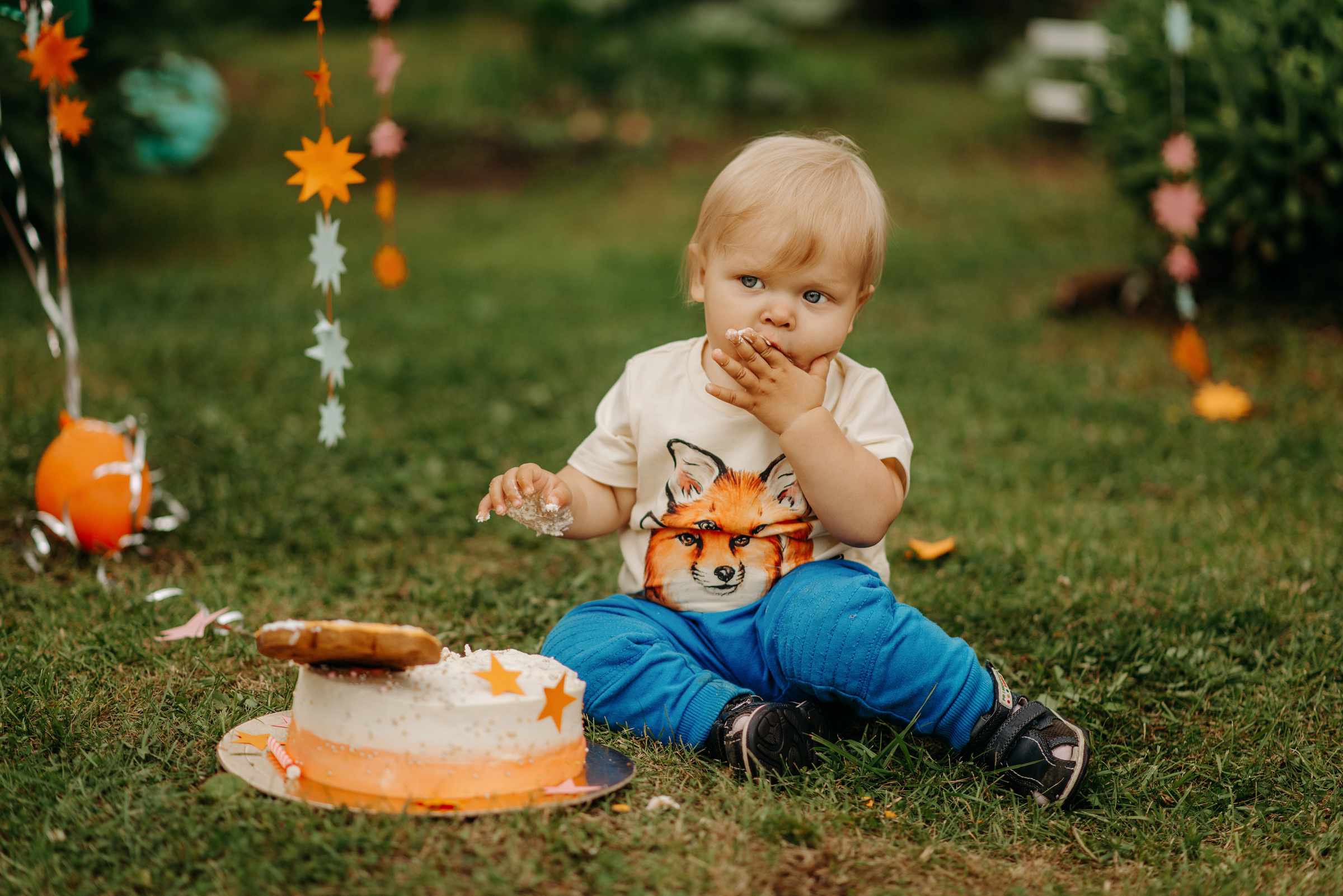 фотосессия на первый день рождения