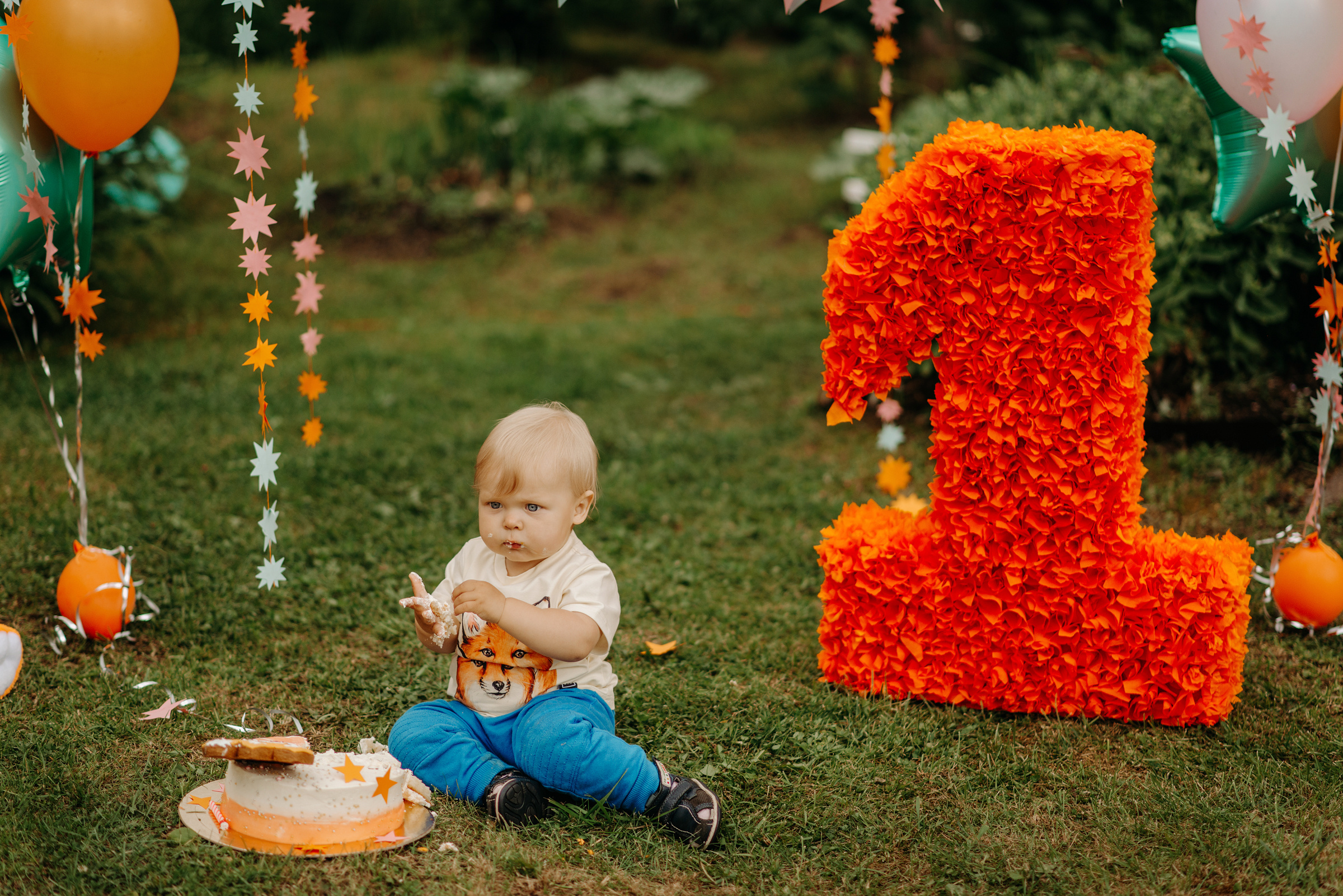 фотосессия на первый день рождения
