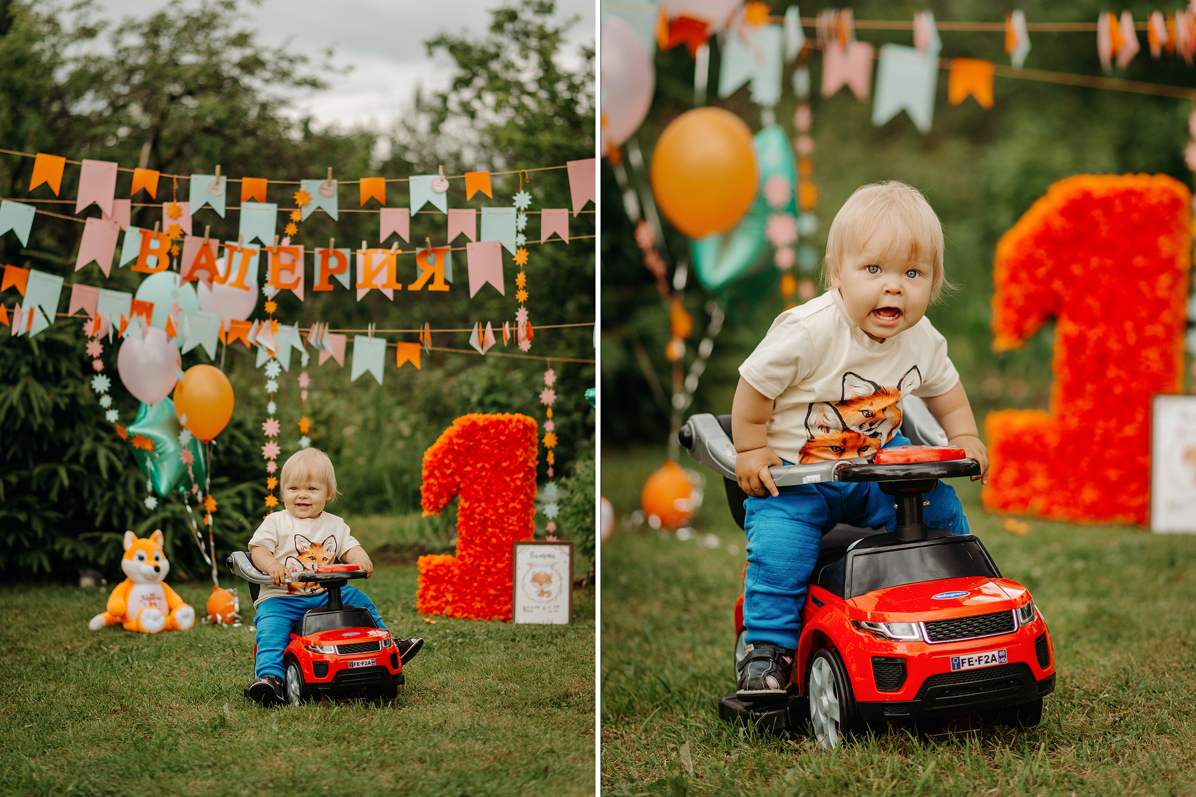 фотосессия на первый день рождения