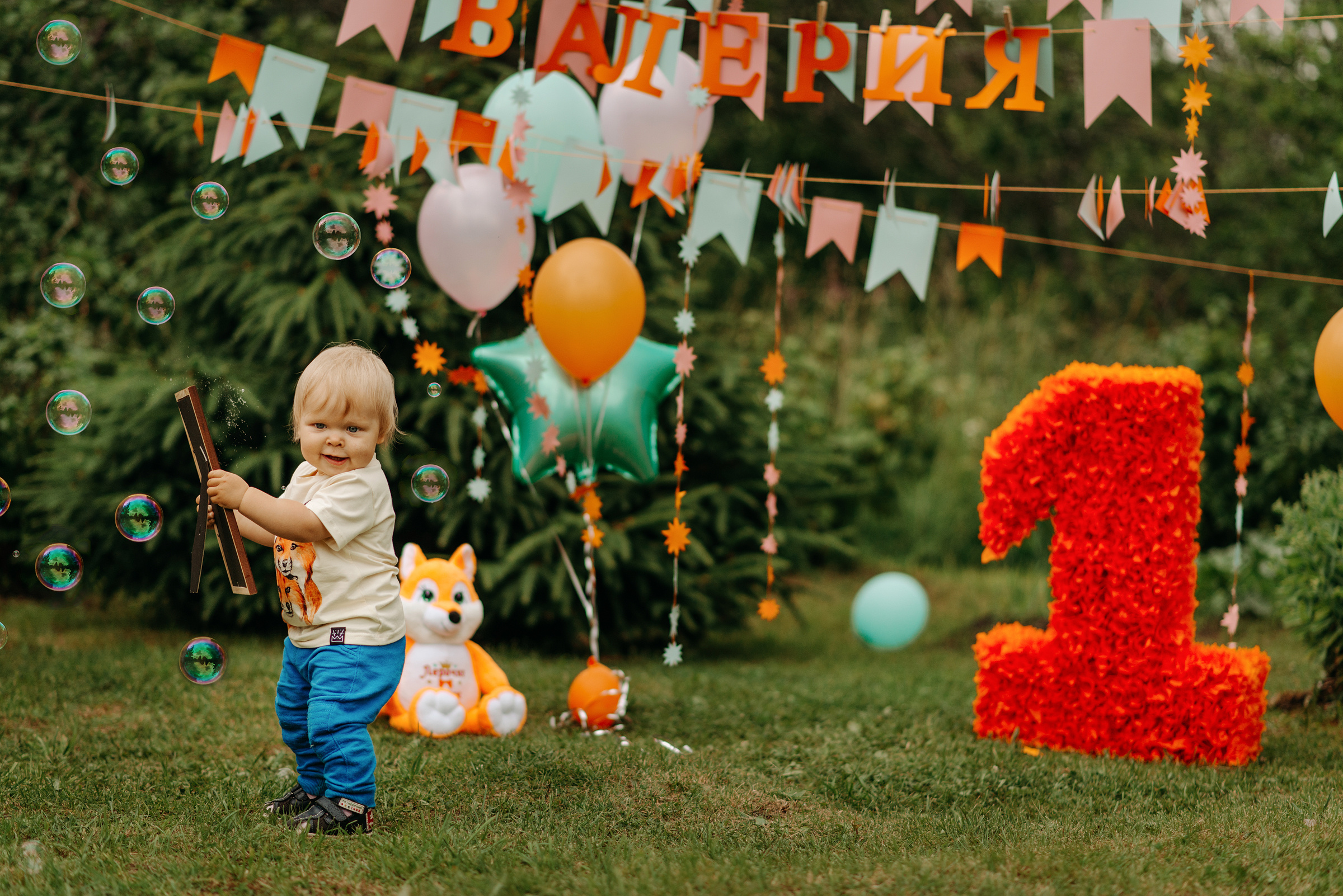 фотосессия на первый день рождения