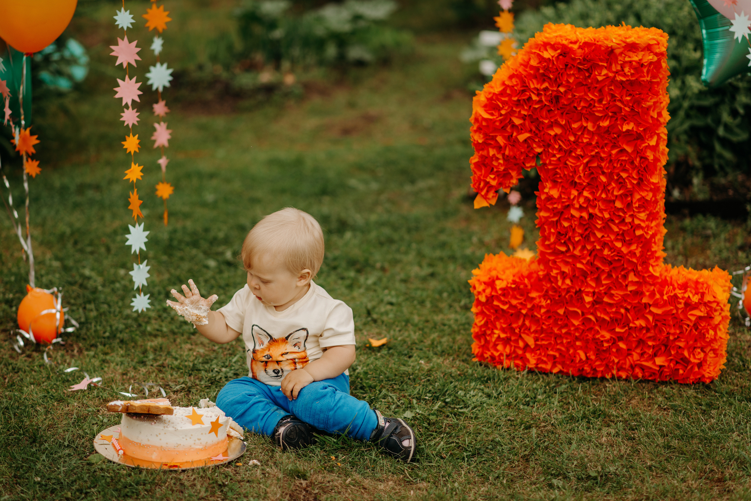 фотосессия на первый день рождения