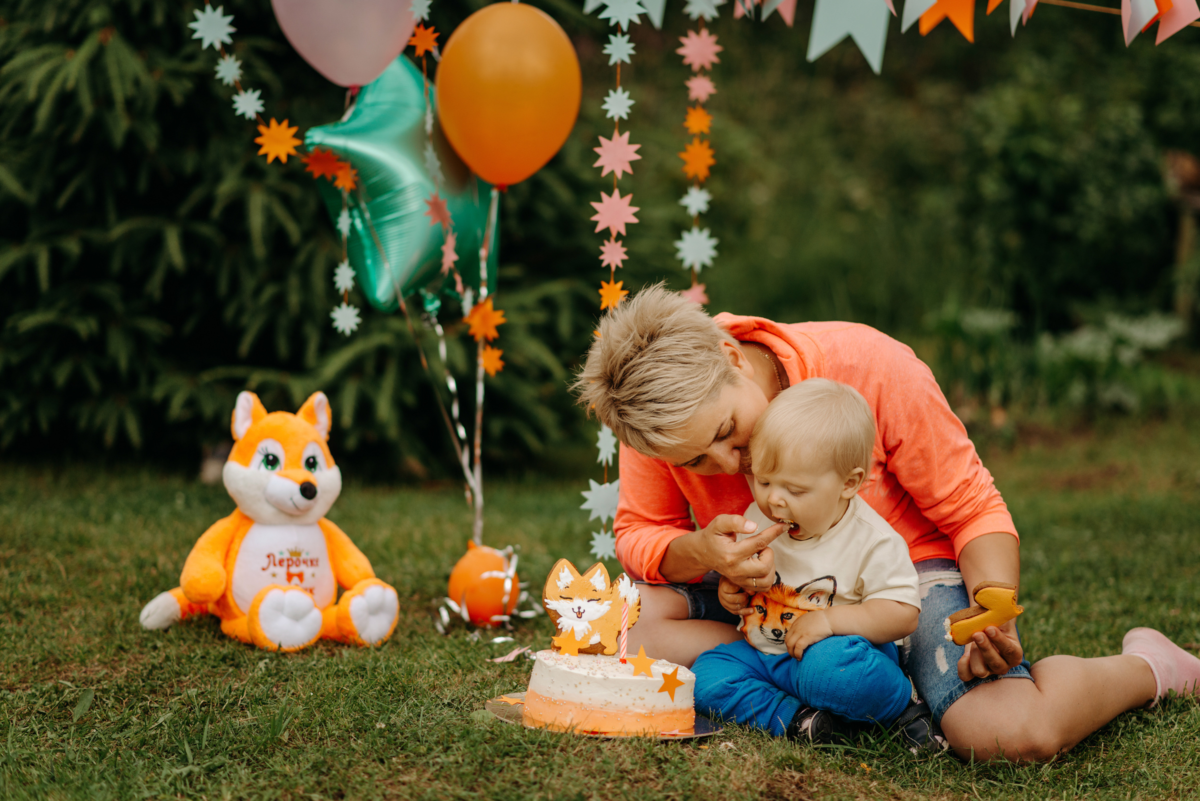 фотосессия на первый день рождения