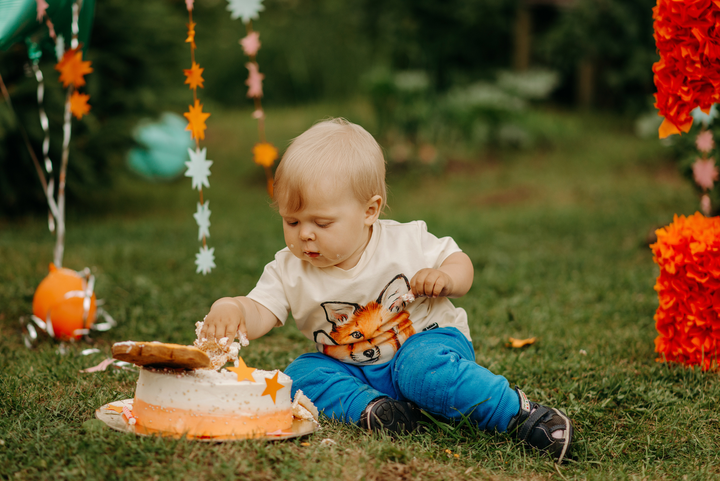 фотосессия на первый день рождения