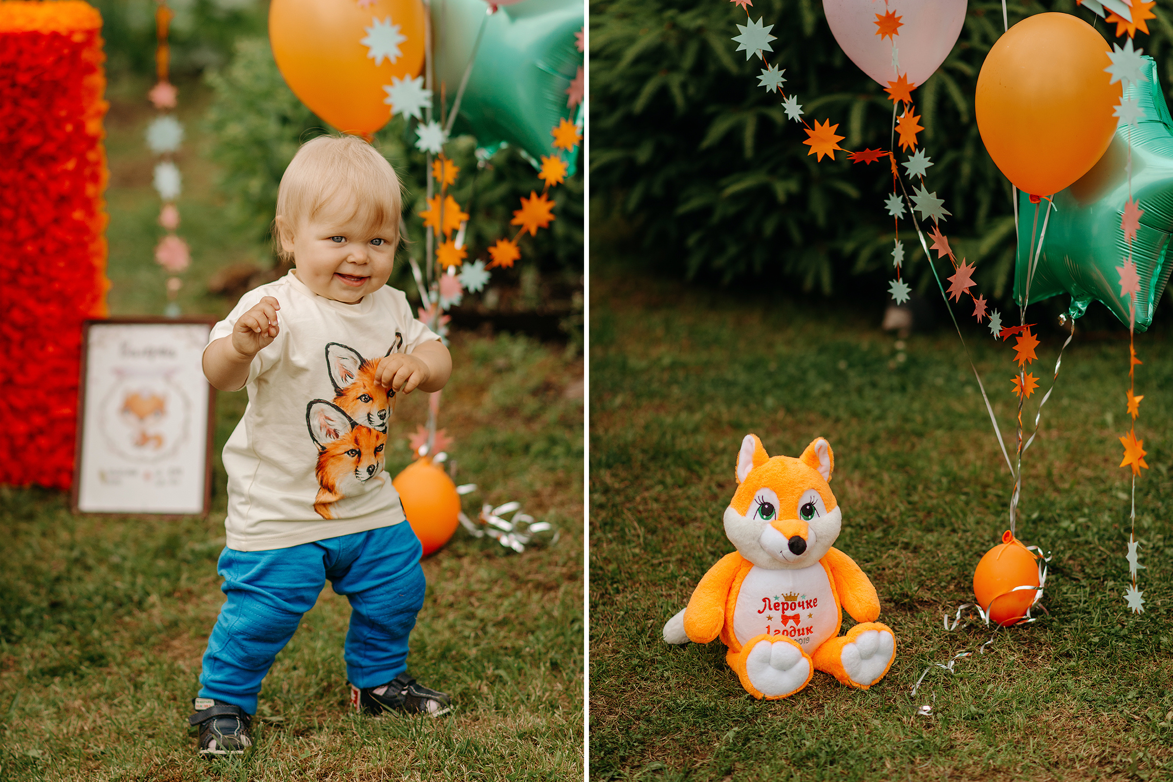 фотосессия на первый день рождения