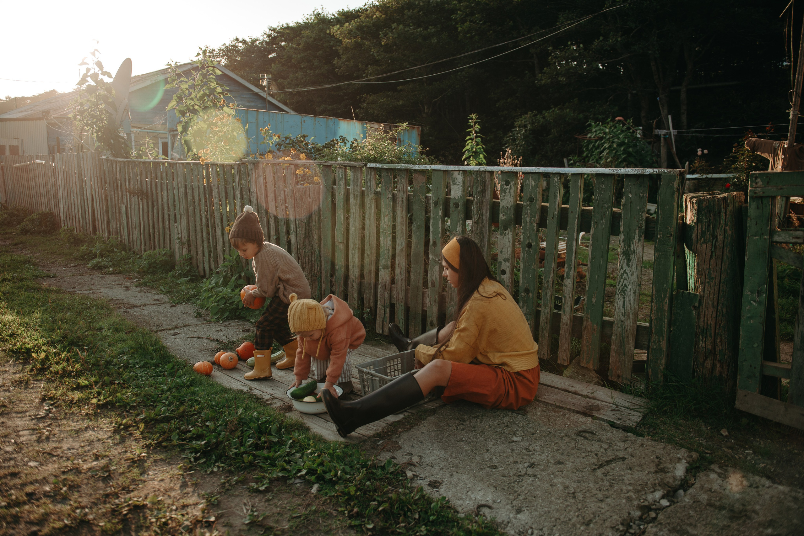 Вика, Рома и Алина. Ирина Метелица фотограф на Шикотане