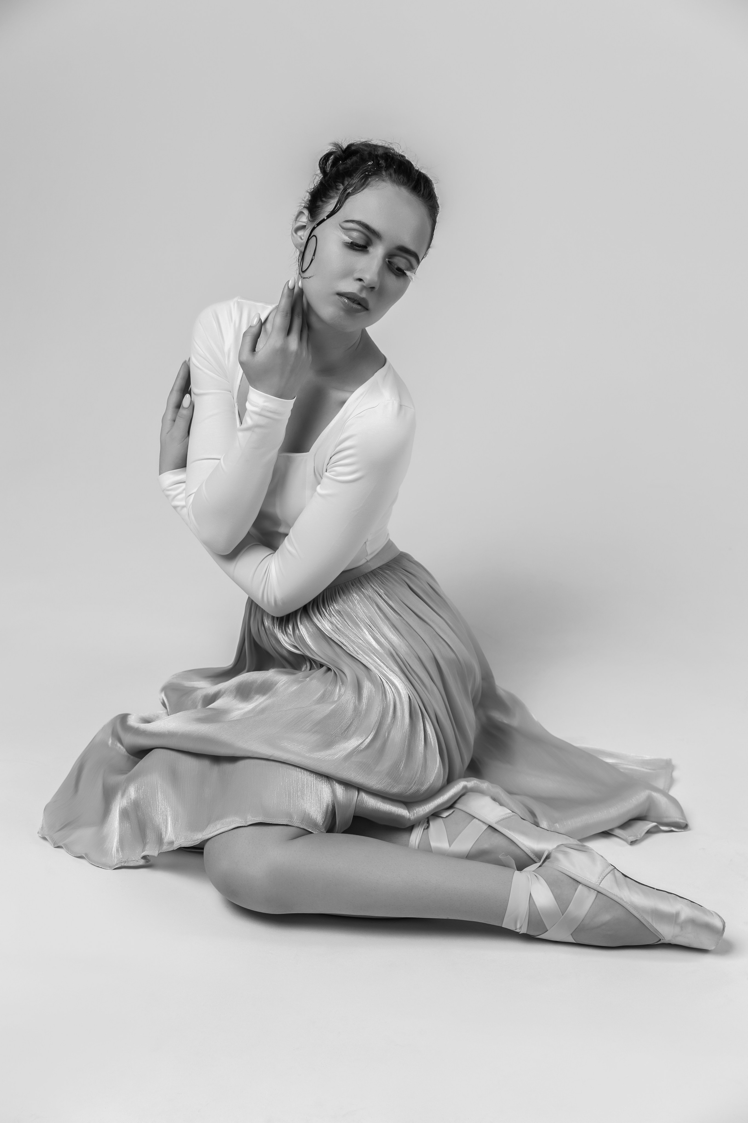 Женская фотосессия на циклораме. Семейный и женский фотограф в Москве Надежда Воробьева