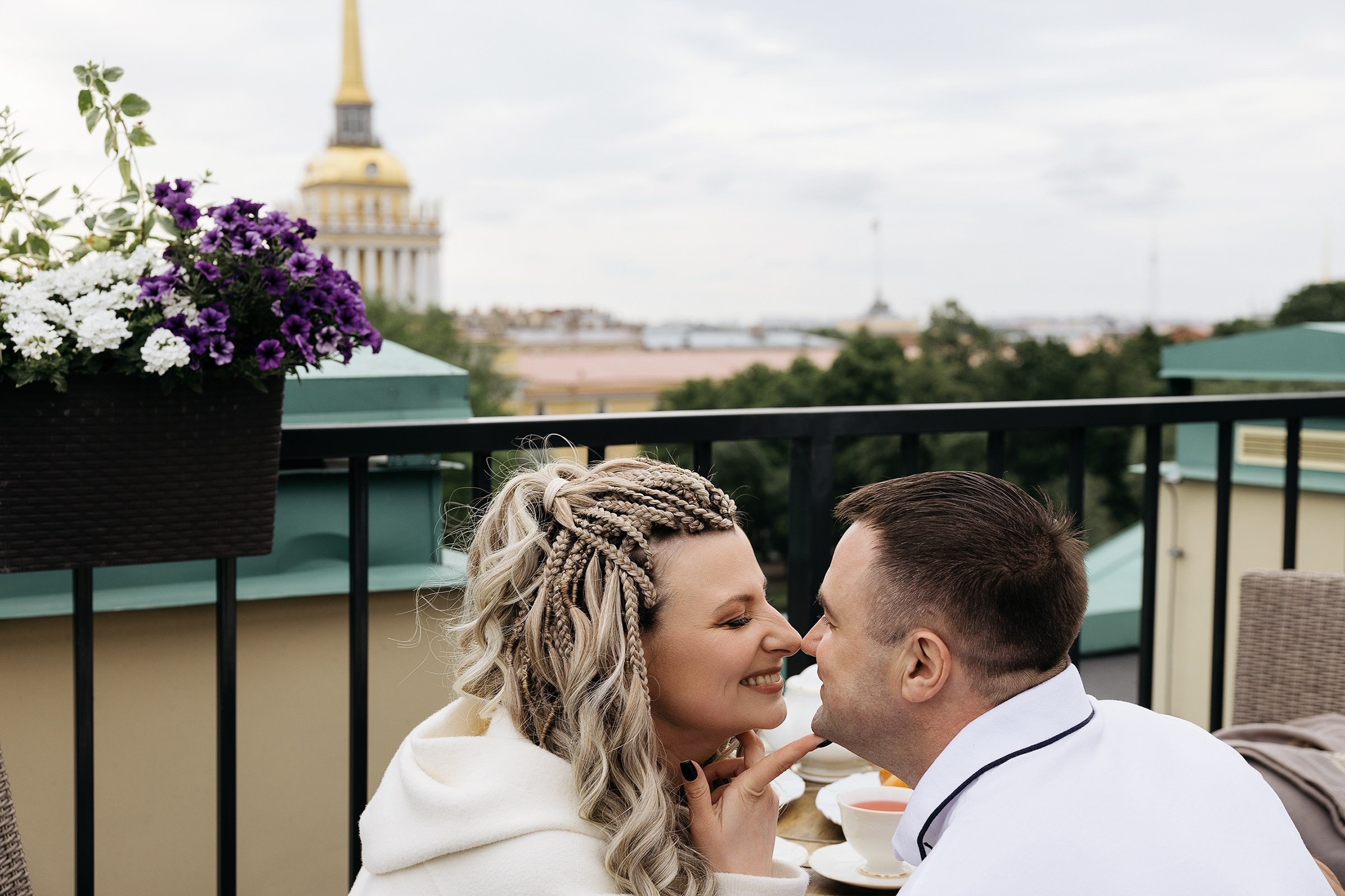 На крыше в самом сердце города Санкт-Петербург. Фотограф в Санкт-Петербурге Александра Рябинина-Шрейбер (pharsh_photographer)