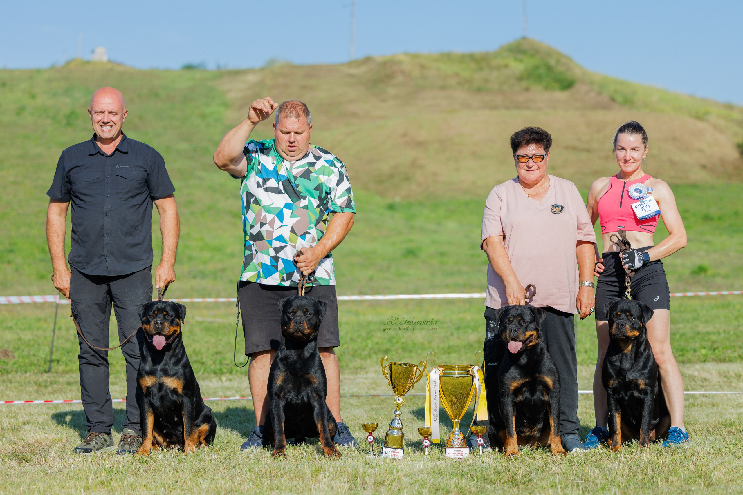Рязань-Ховрино 10-11.08.2024 3хмоно ротвейлеров. Фотограф-анималист Юлия Германика
