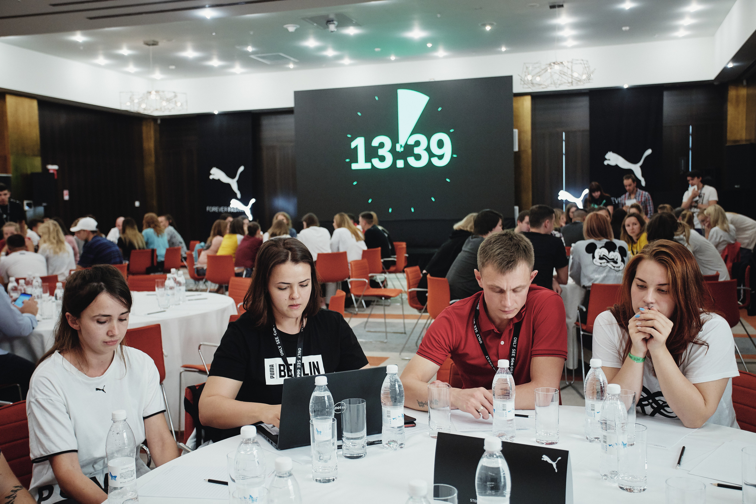 Training for PUMA store directors. Photographer Nikita Starodubtsev Serbia, Montenegro, Georgia, Turkey