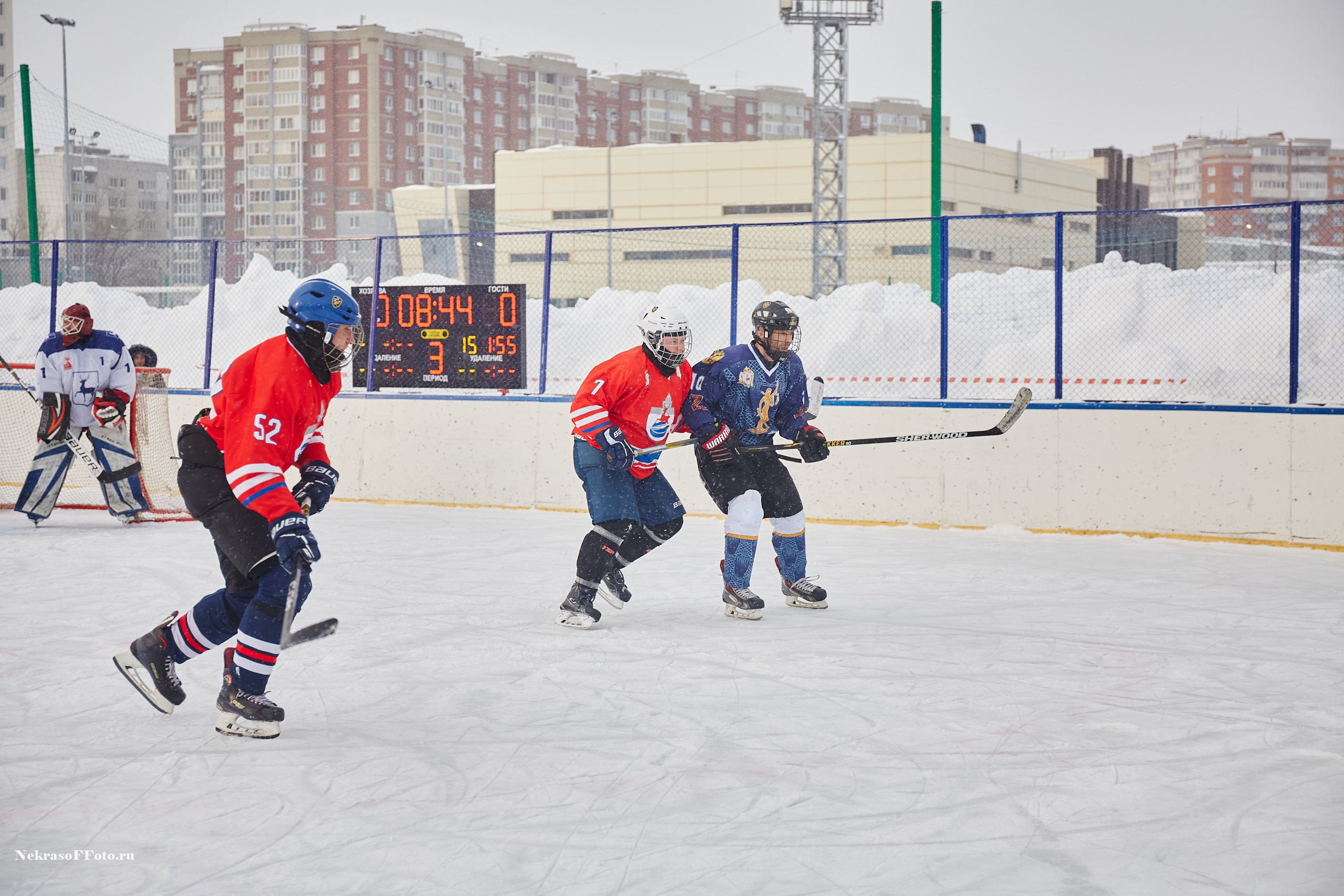 Турнир по хоккею «Русская классика» в рамках Офицерской хоккейной лиги. Спортивный фотограф Некрасов Денис