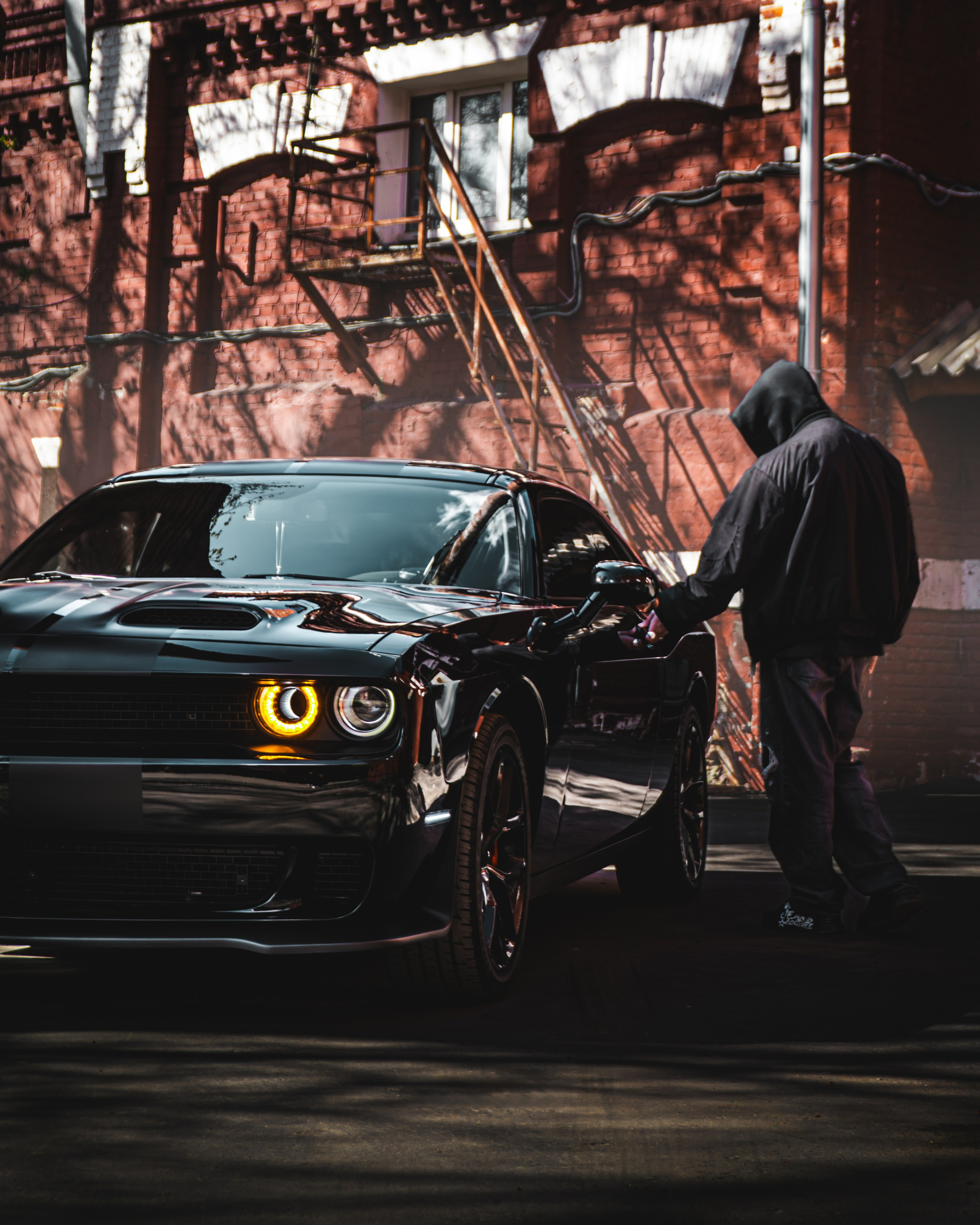 CHALLANGER & CORVETTE. Автомобильный фотограф в Москве