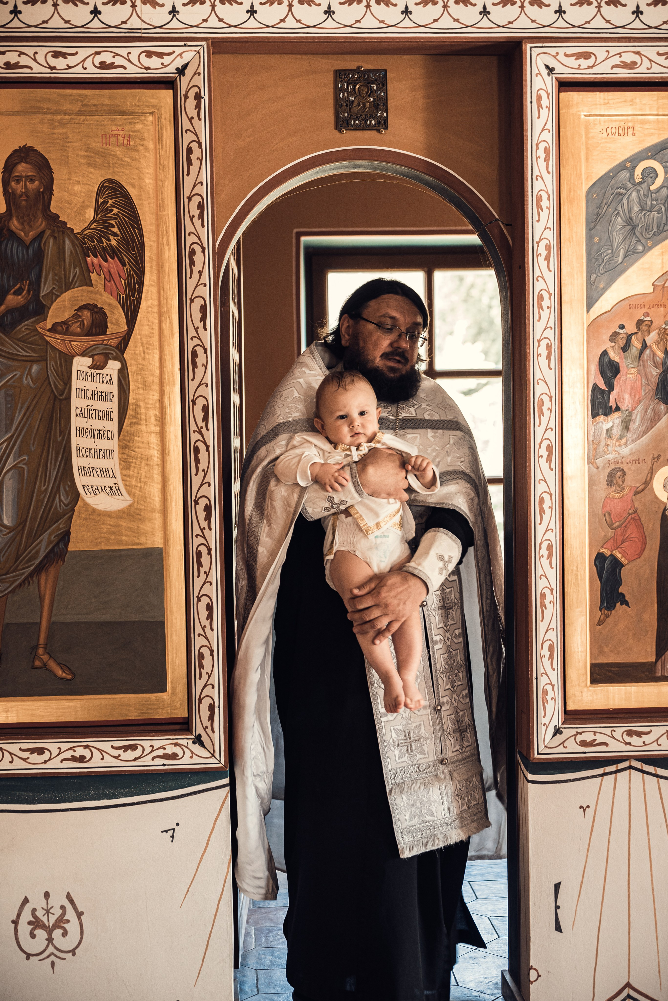 Крещение Александра. Семейный и детский фотограф Москва