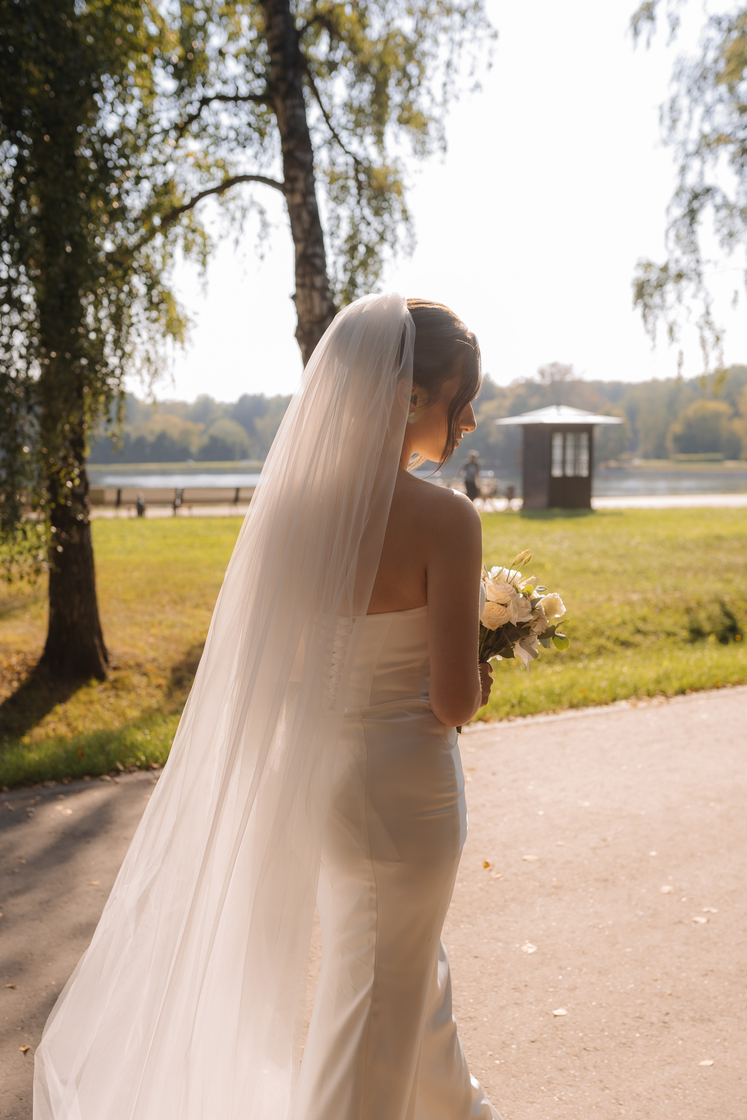 Свадебная фотосессия в Москве, парк Кусково. Свадебный фотограф в Москве Анна Полушина