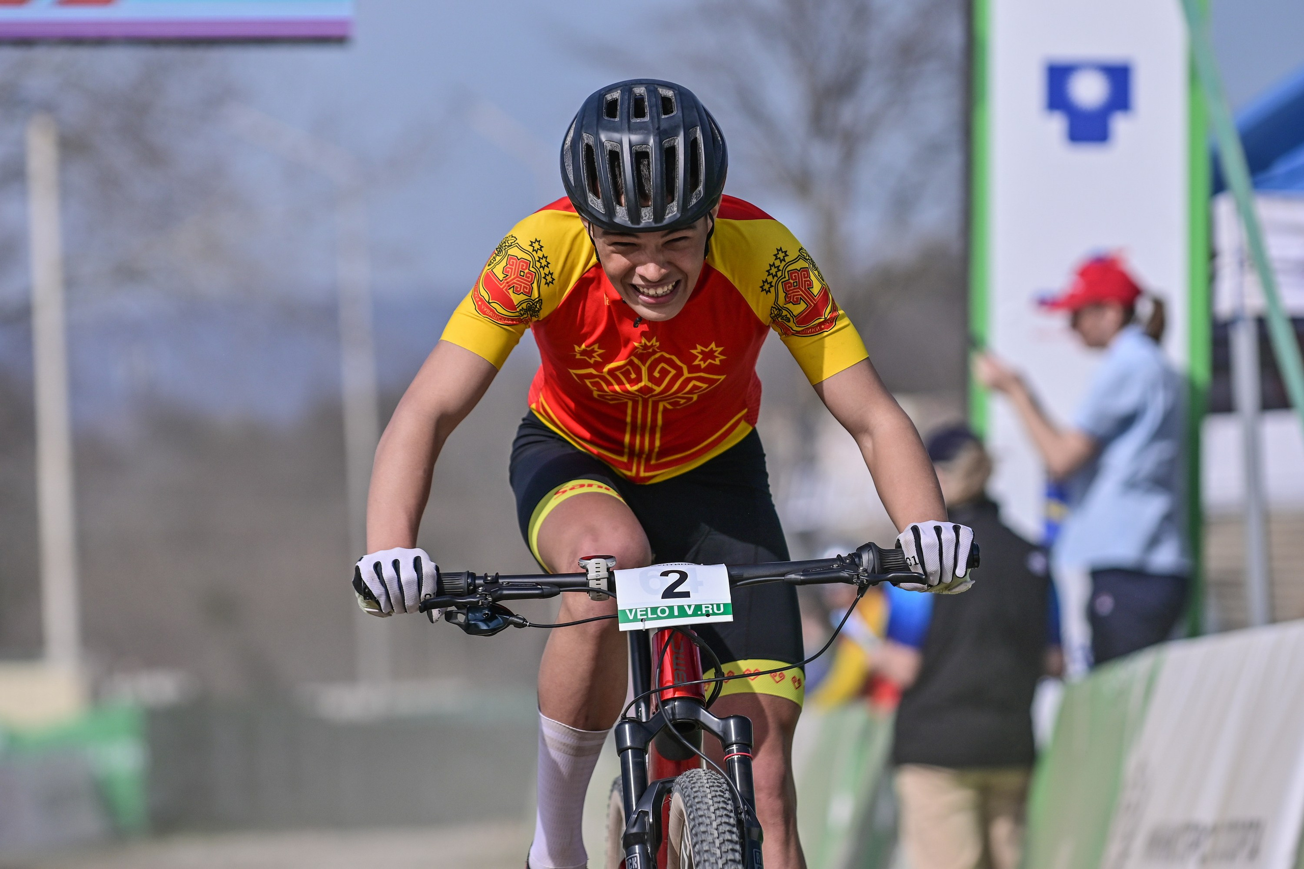 Маунтинбайк, кросс-кантри в Архипо-Осиповке 16 марта 2025. Спортивный фотограф, фотожурналист Павел Ларькин