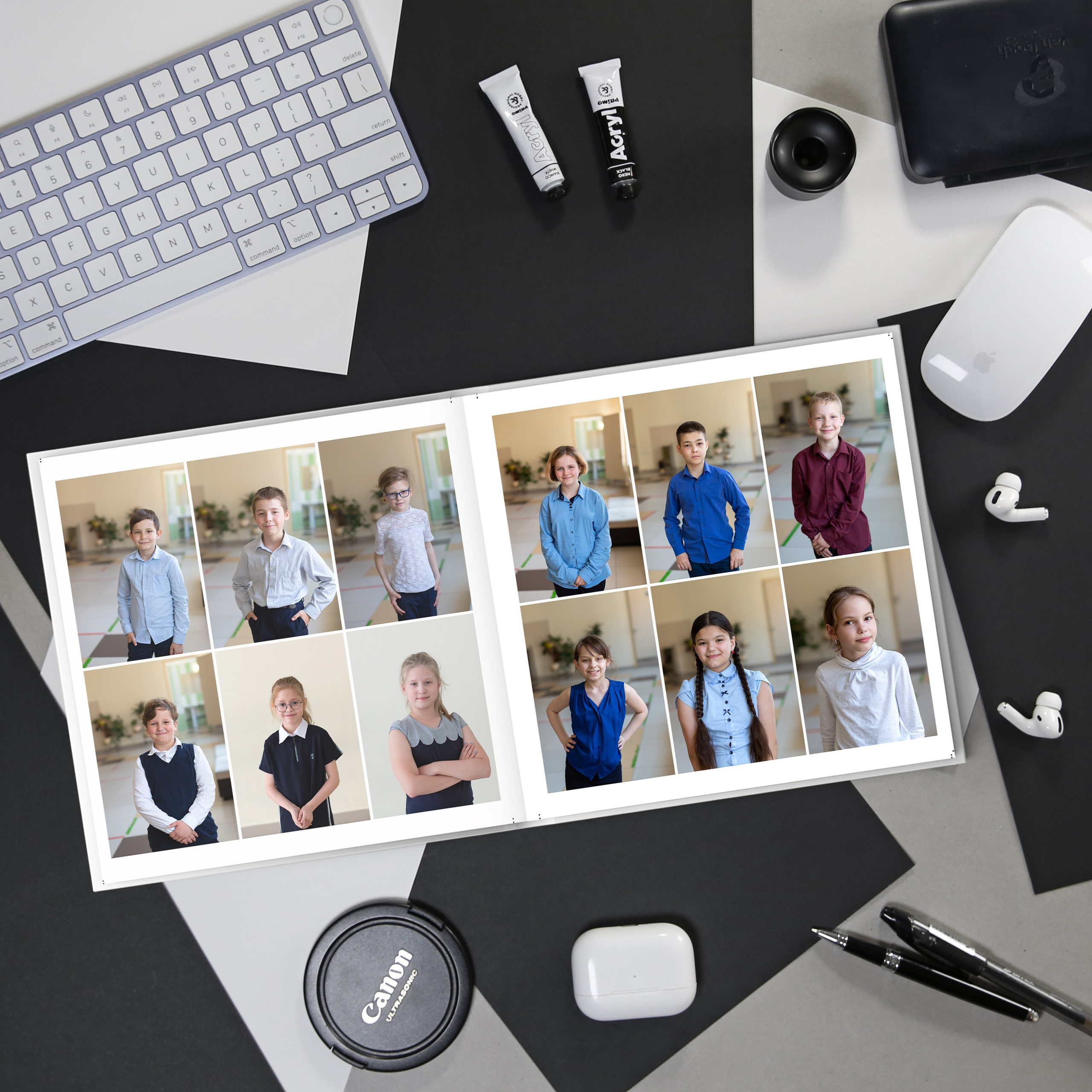 Альбом учителю начальной школы. Выпускные альбомы и школьный фотограф в Подольске, Троицке, Щербинке, Москве и Московской области