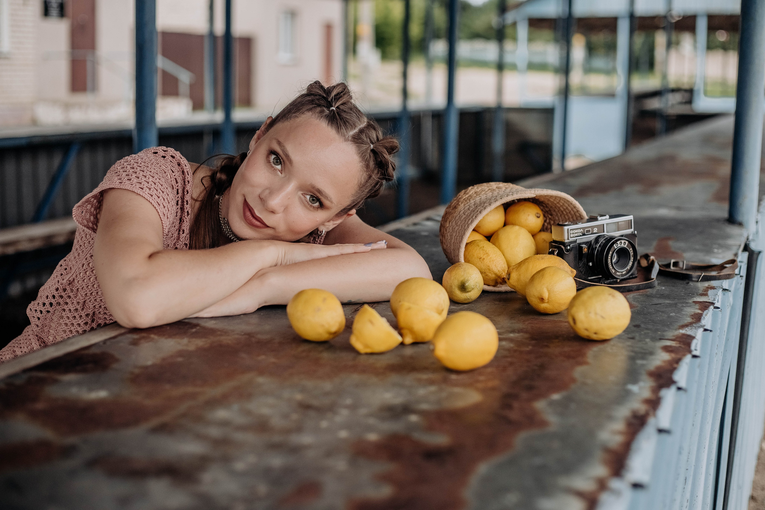 Аня с лимонами. Свадебный и Семейный фотограф Маргарита Павлова