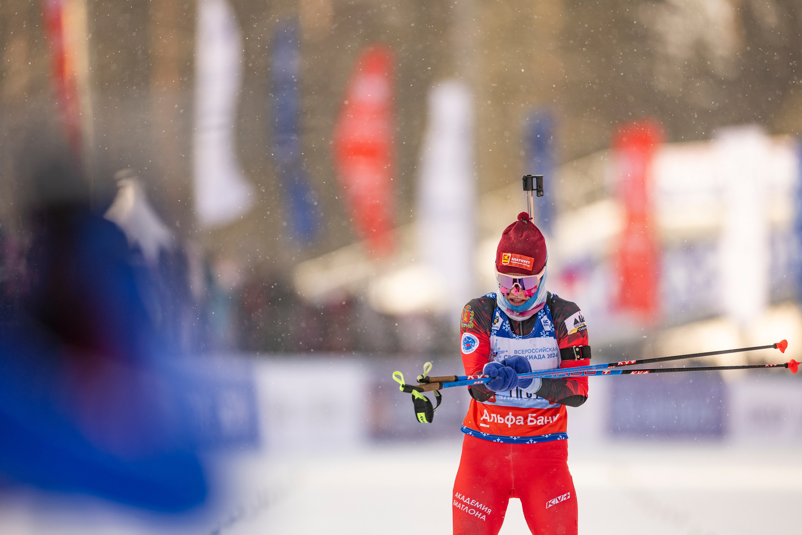 Всероссийская спартакиада. Гонка преследования женщины. Спортивный репортажный фотограф Казань Нафис Сиразетдинов