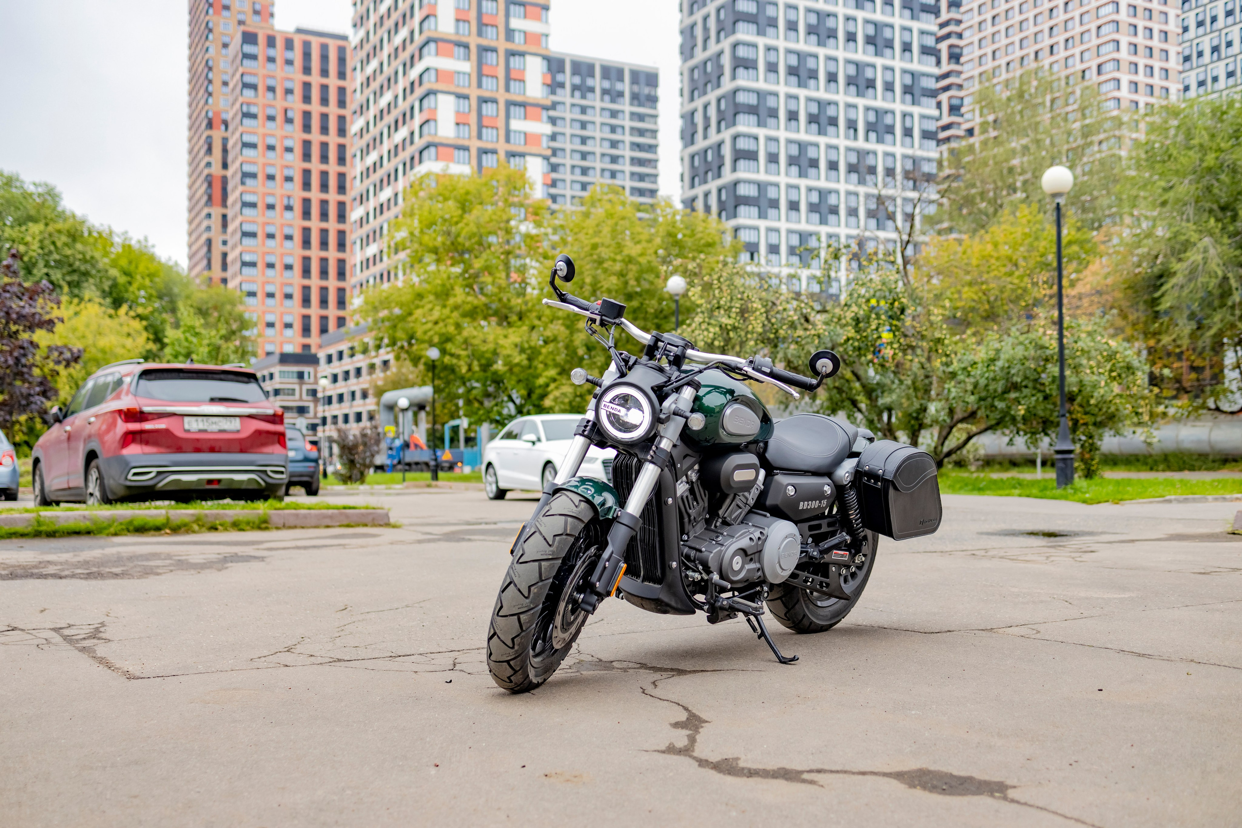 Съемка для журнала мотоцикл Benda Chinchilla. Репортажный, семейный и студийный фотограф в Москве Демин Алексей