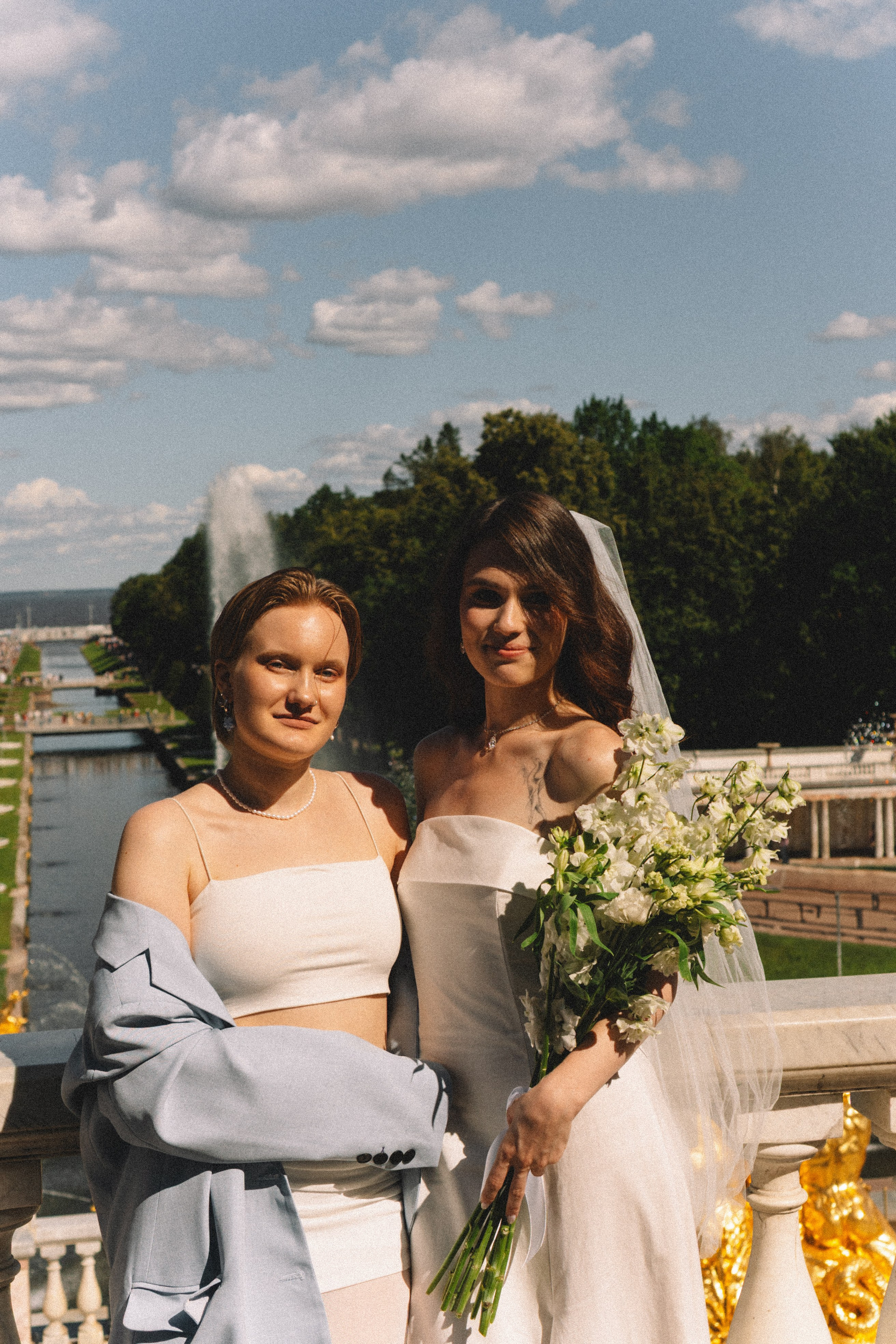 СВАДЕБНАЯ СЬЕМКА В ПЕТЕРГОФЕ И СЬЕМКА РЕПОРТАЖА В ЗАГСЕ ПЕТЕРГОФА. Профессиональный фотограф, Санкт-Петербург — Виктория Богомолова