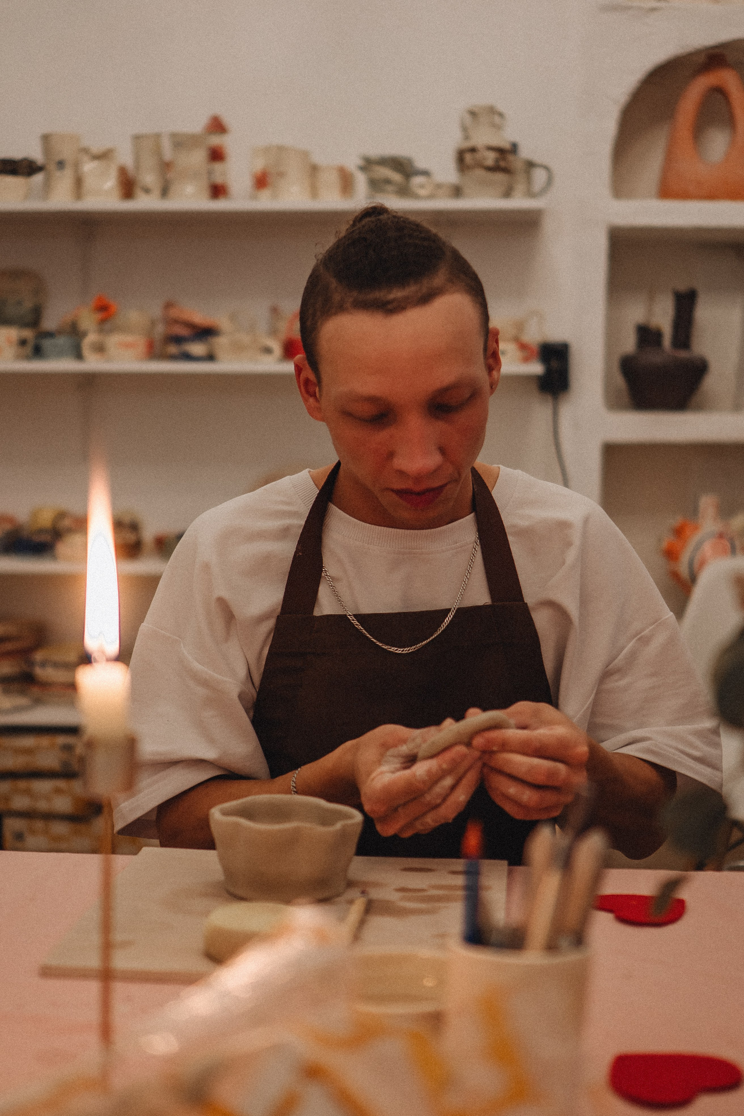 СВИДАНИЕ В ГОНЧАРНОЙ МАСТЕРСКОЙ. Профессиональный фотограф, Санкт-Петербург — Виктория Богомолова
