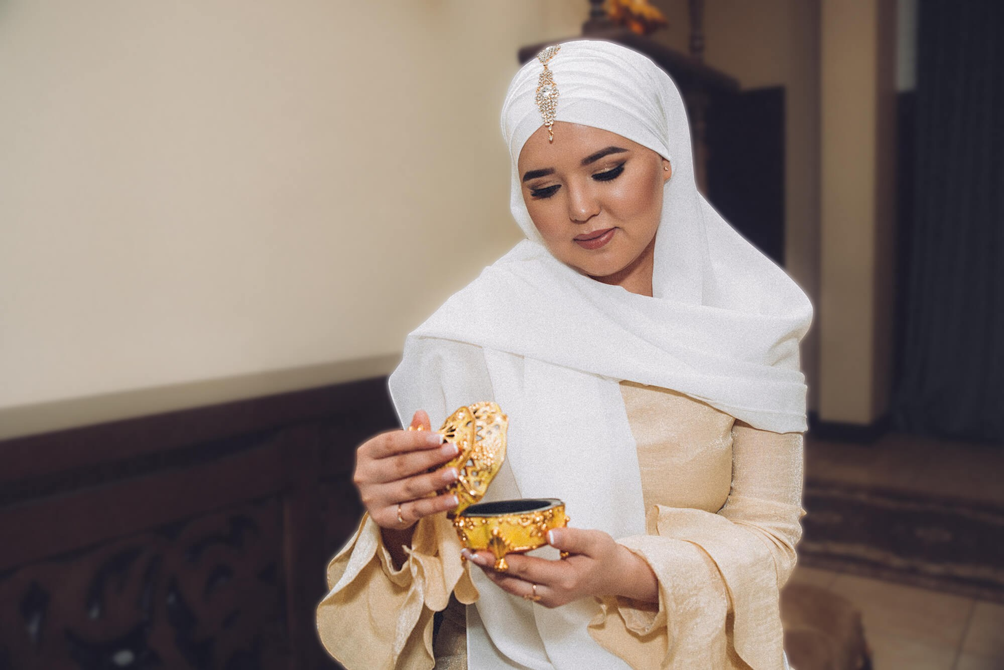 Никах Камиля и Лейлы. Стилист, видеограф, фотограф на никах и свадьбу в Москве, Лейла Влад nikahmsk