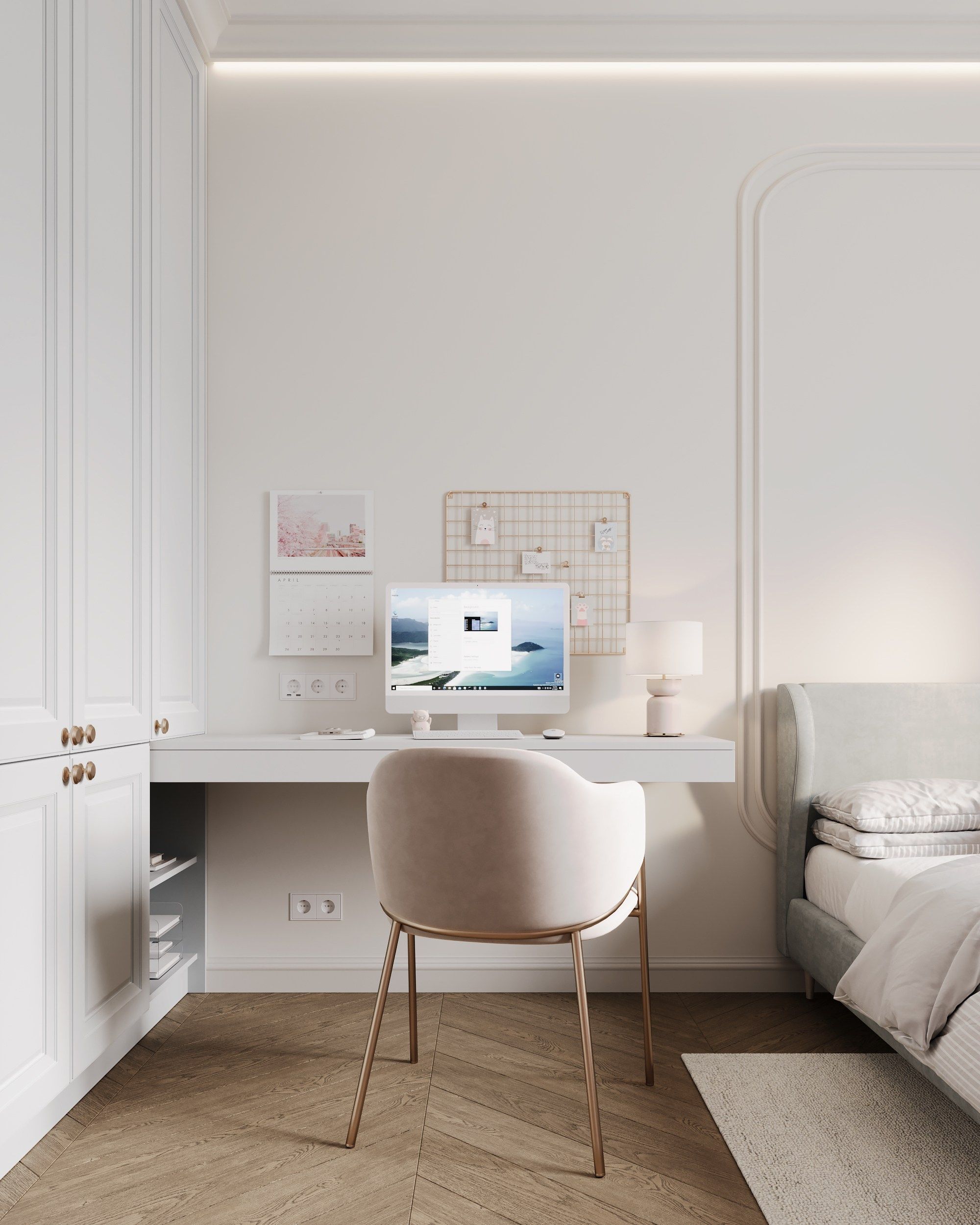 Color Classic. Дизайн интерьера | 3D визуализация | Миланская Марина