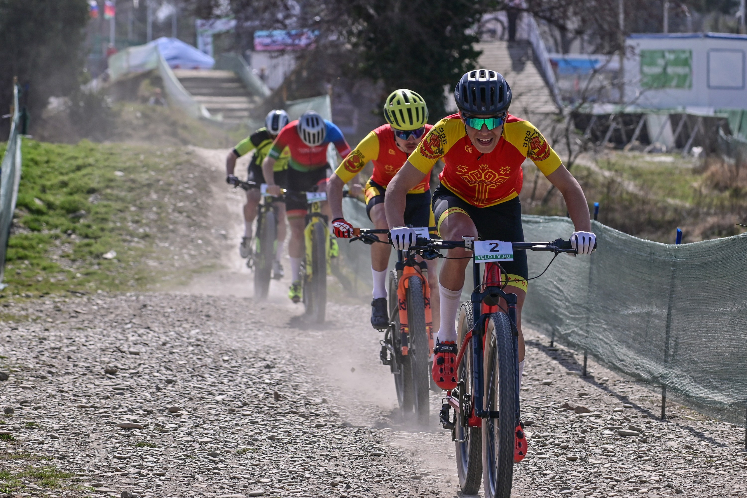 Маунтинбайк, кросс-кантри в Архипо-Осиповке 16 марта 2025. Спортивный фотограф, фотожурналист Павел Ларькин