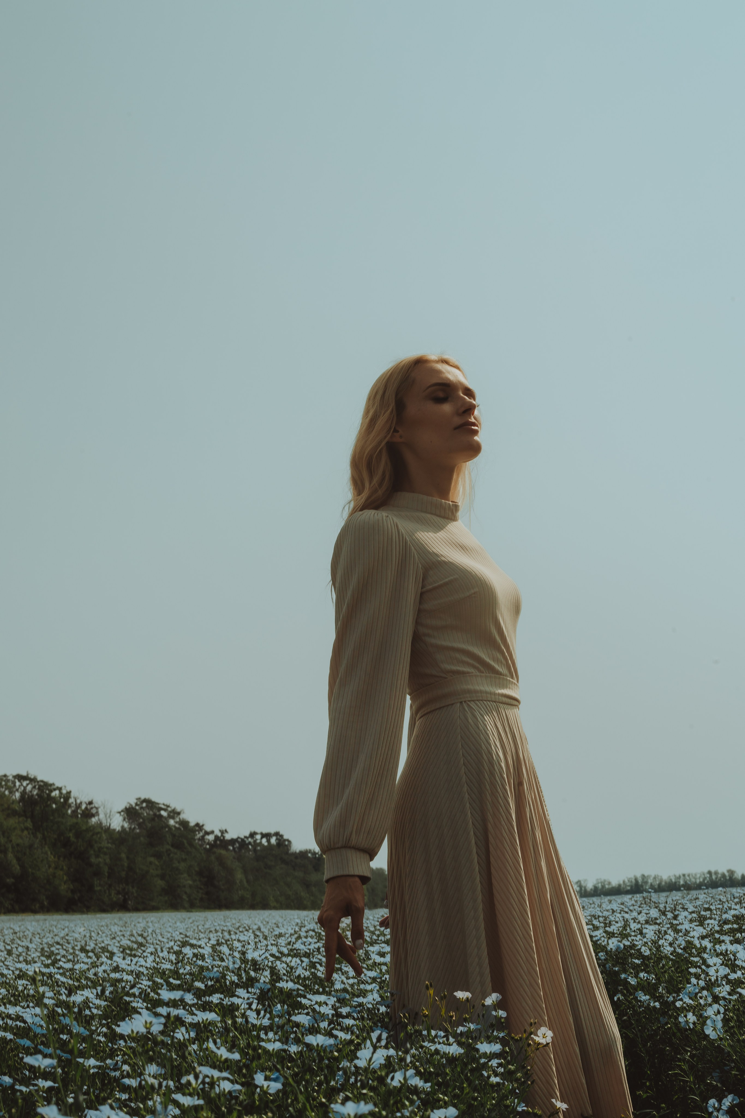 Фотосессия в поле льна. Свадебный и семейный фотограф в Краснодарском крае Мария Данилкина