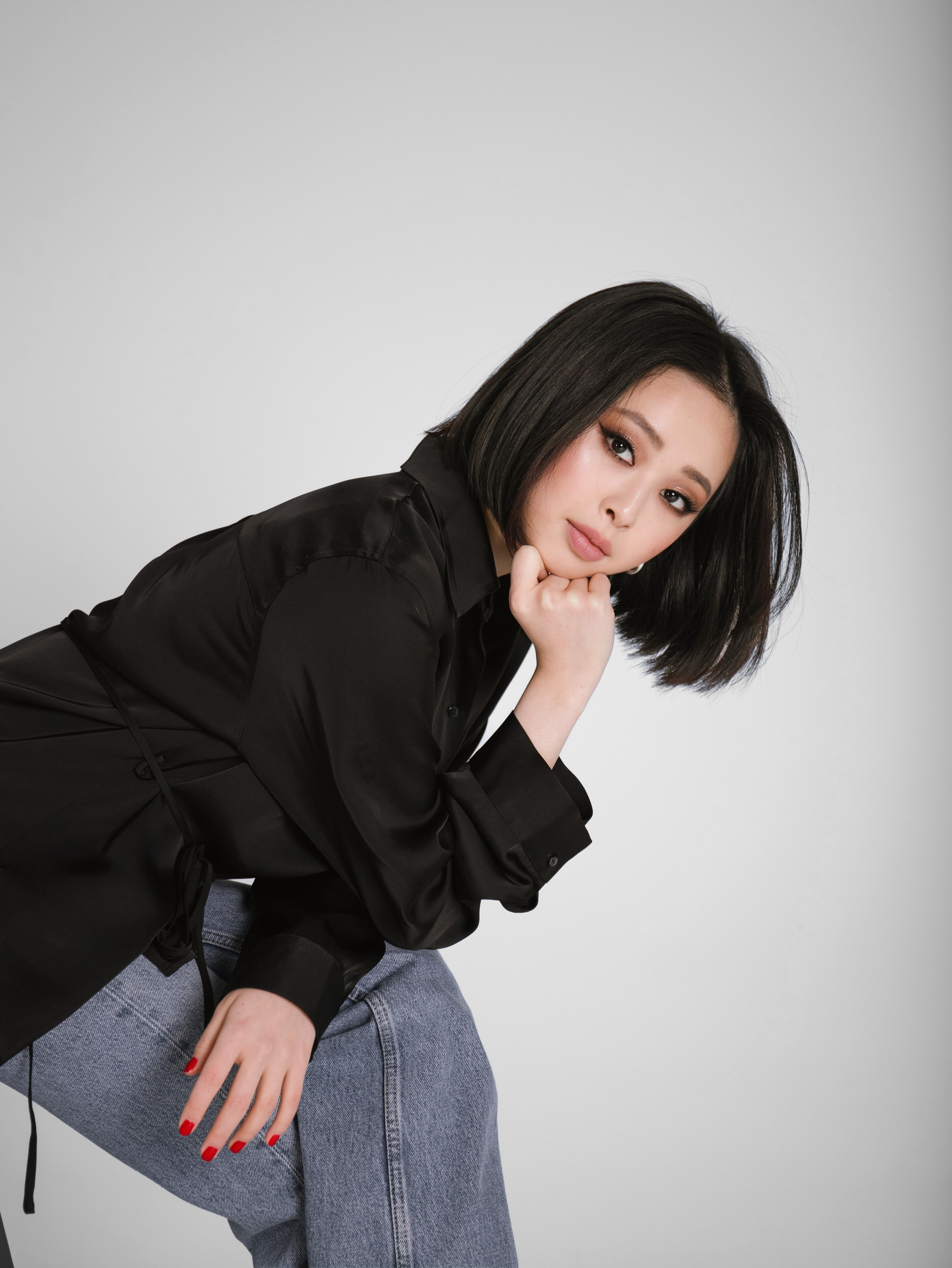 На циклораме. Свадебный и семейный фотограф в Москве Мила Широких