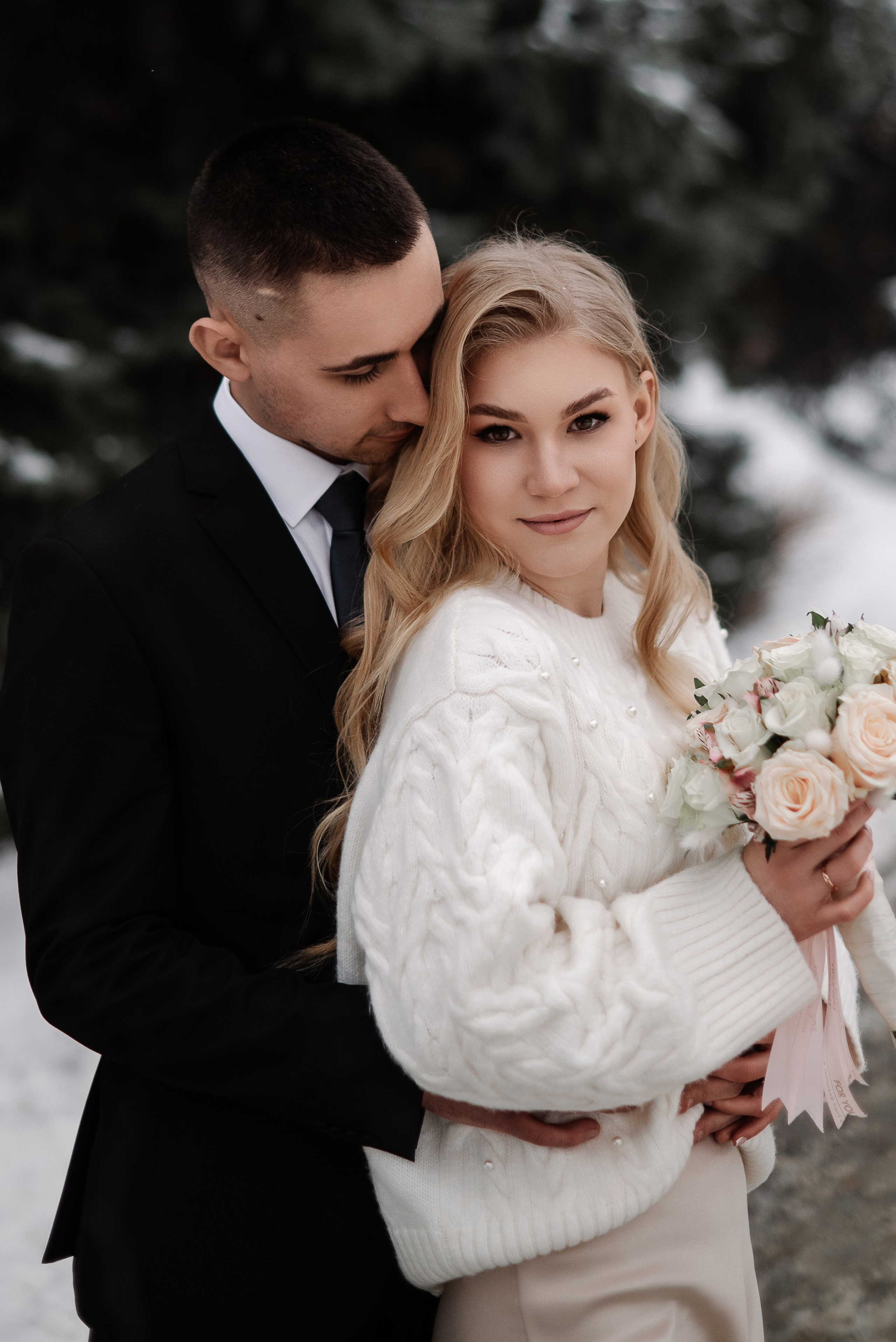 Александра и Алексей, роспись и прогулка зимой. Свадебный и портретный фотограф в Липецке Юлия Свит