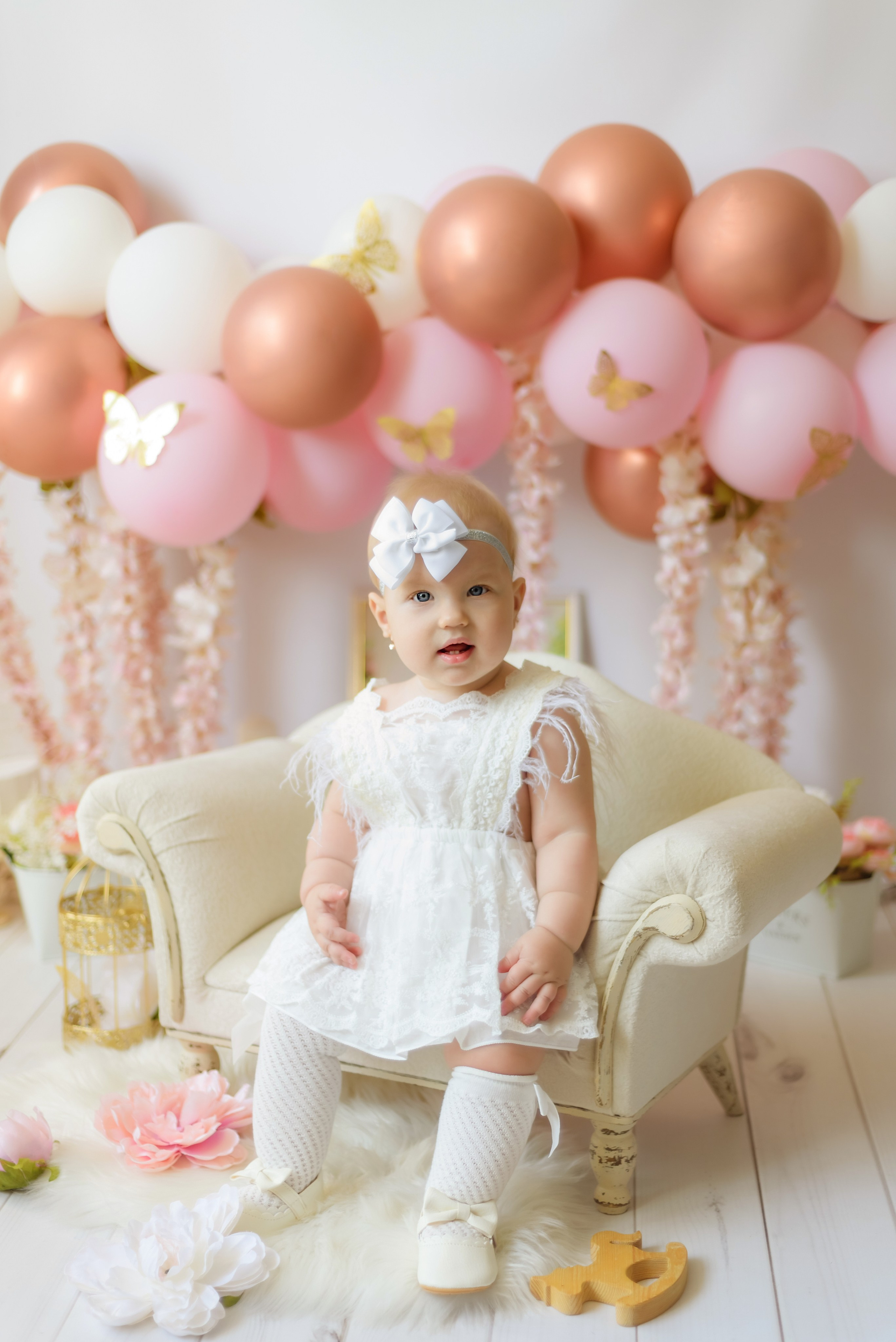 «Бабочки» Милане 11 месяцев. Детский Фотограф |Фотограф на годик в Брянске Ирина Романова