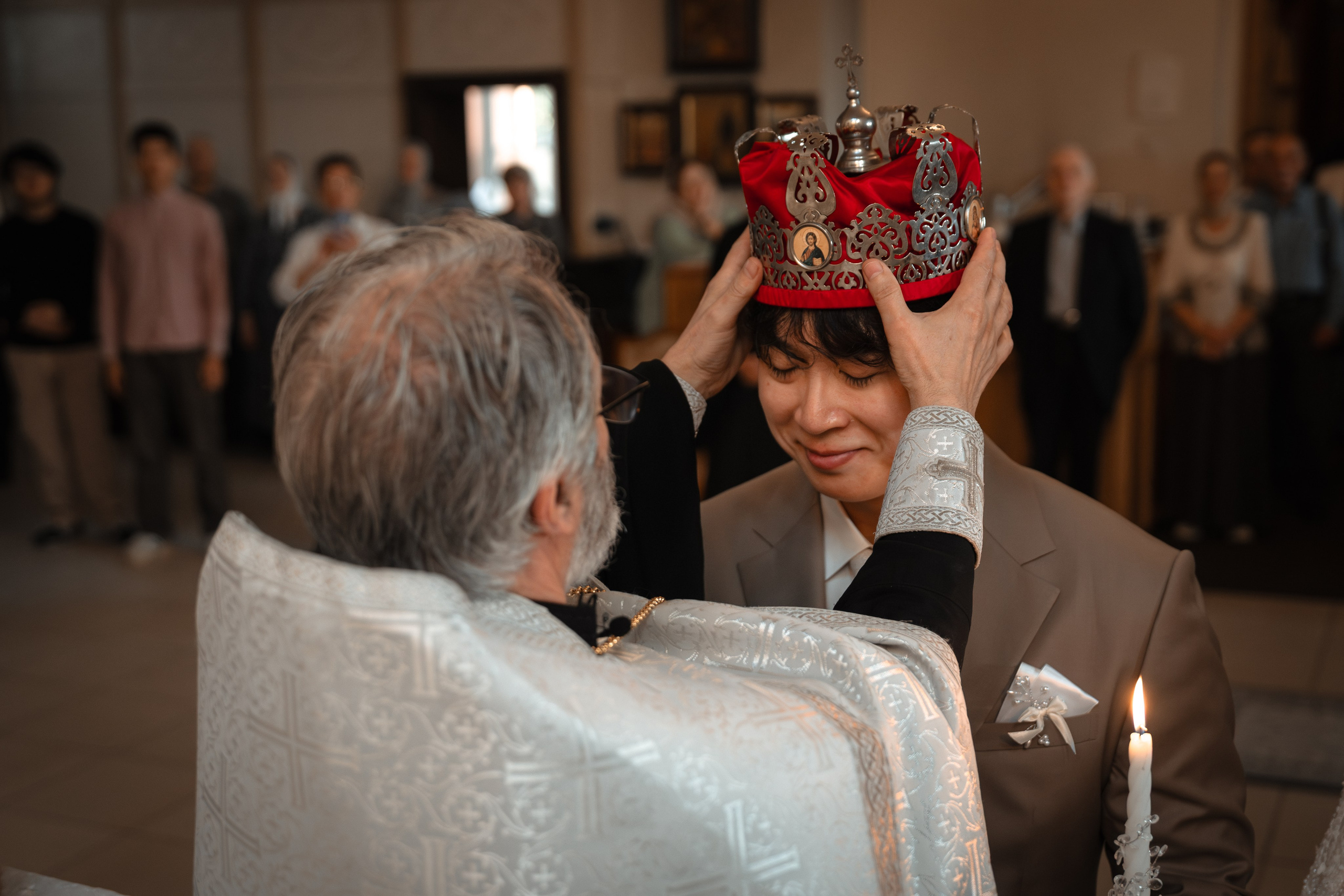 Венчание Марии и Ивана. Фото- и видеосъёмка крещения и венчания. Фотограф на крещение Москва