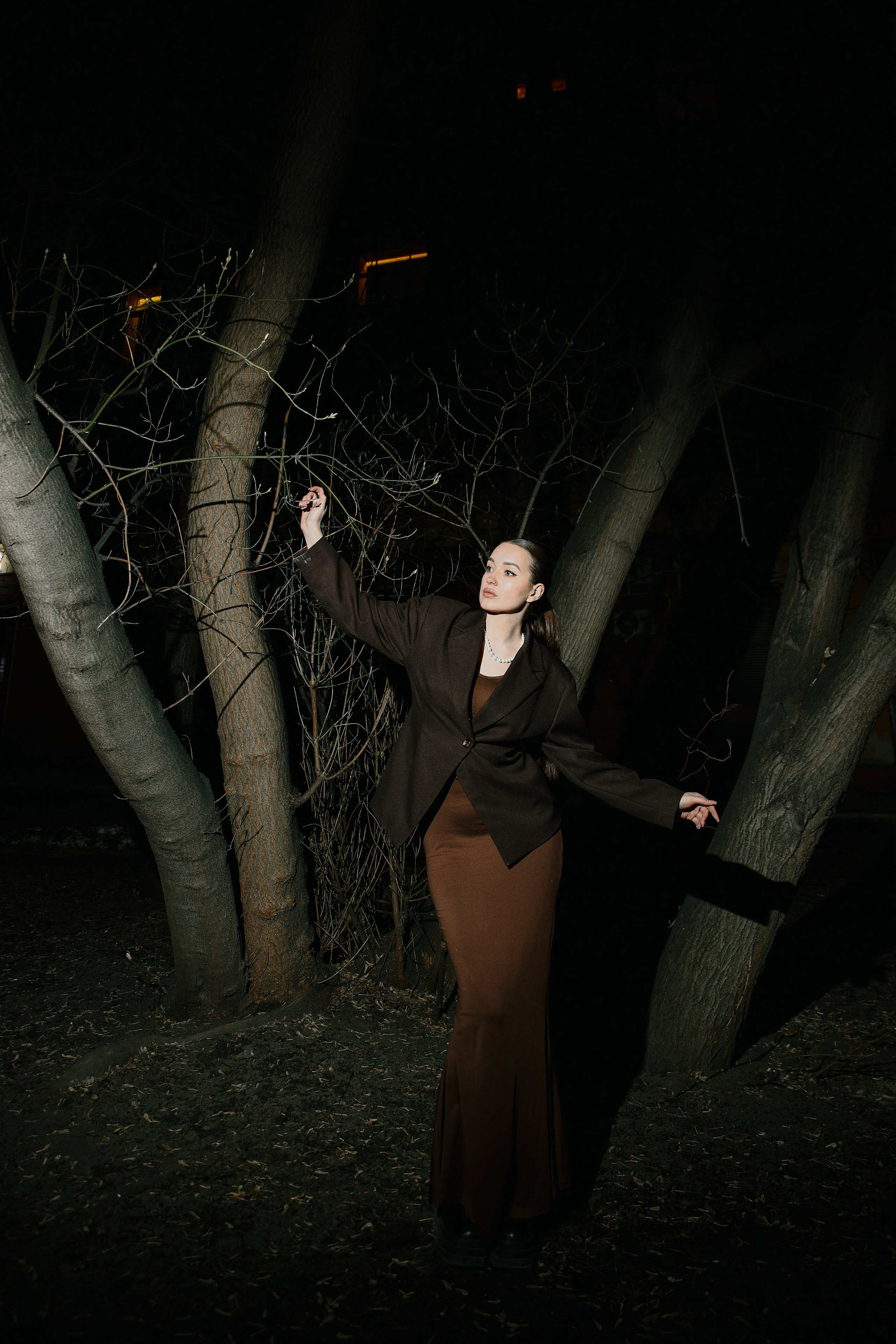 Ночная прогулки. Индивидуальный фотограф Новосибирск Настя