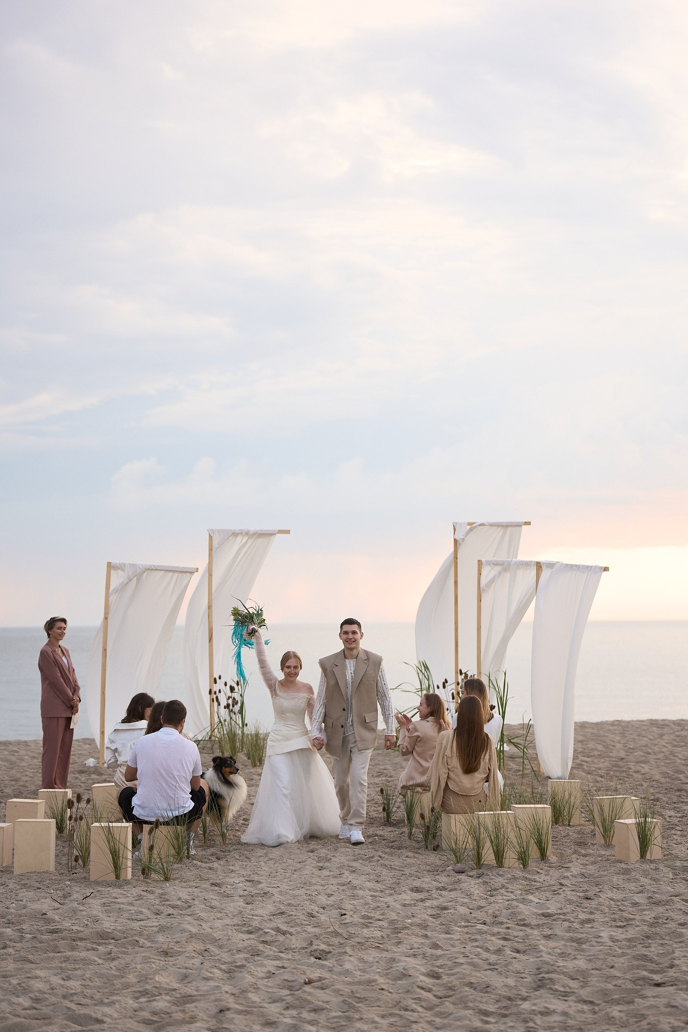 Янтарная свадьба. Калининград. Оформление свадеб, декор свадеб Вера Маркова, Москва