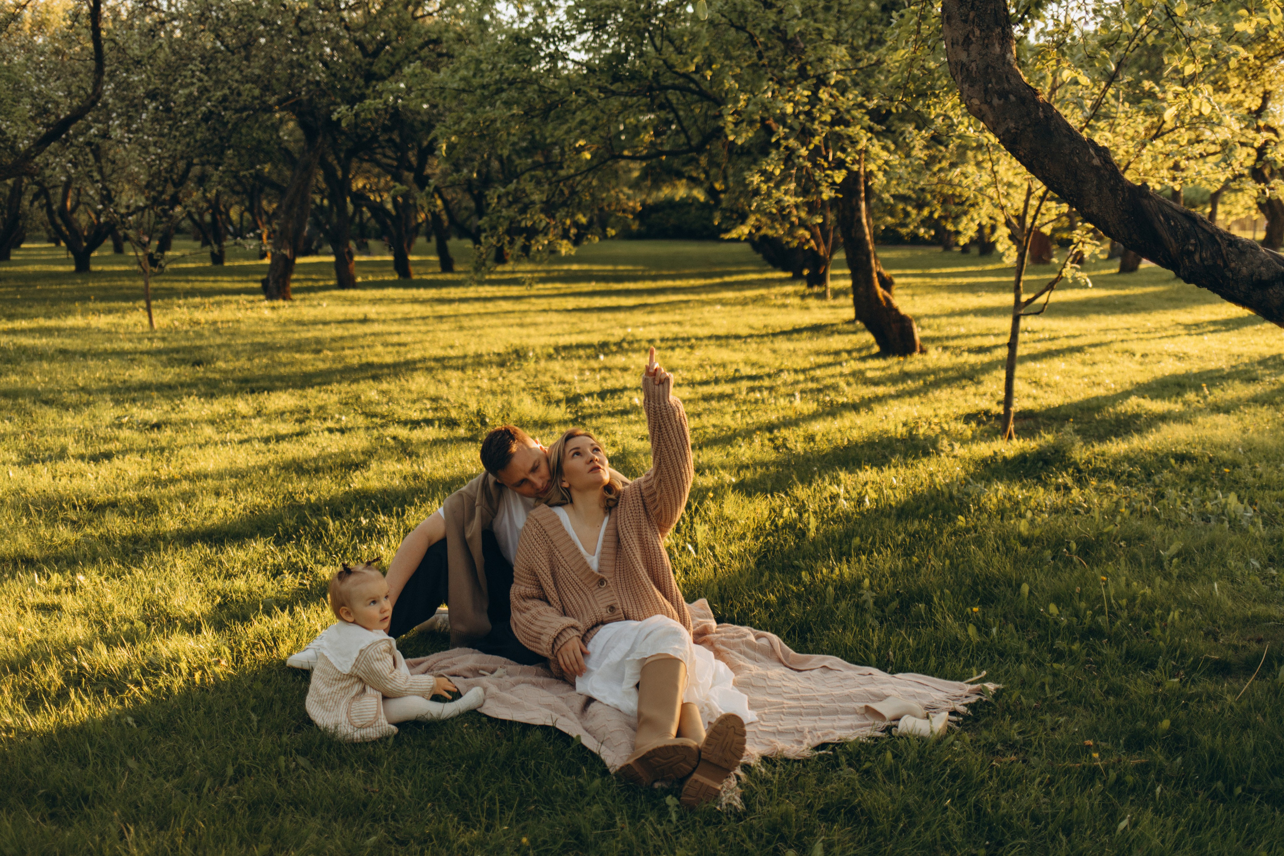 Андрей, Марина и Варя. Семейный фотограф в Москве Валерия Мясникова
