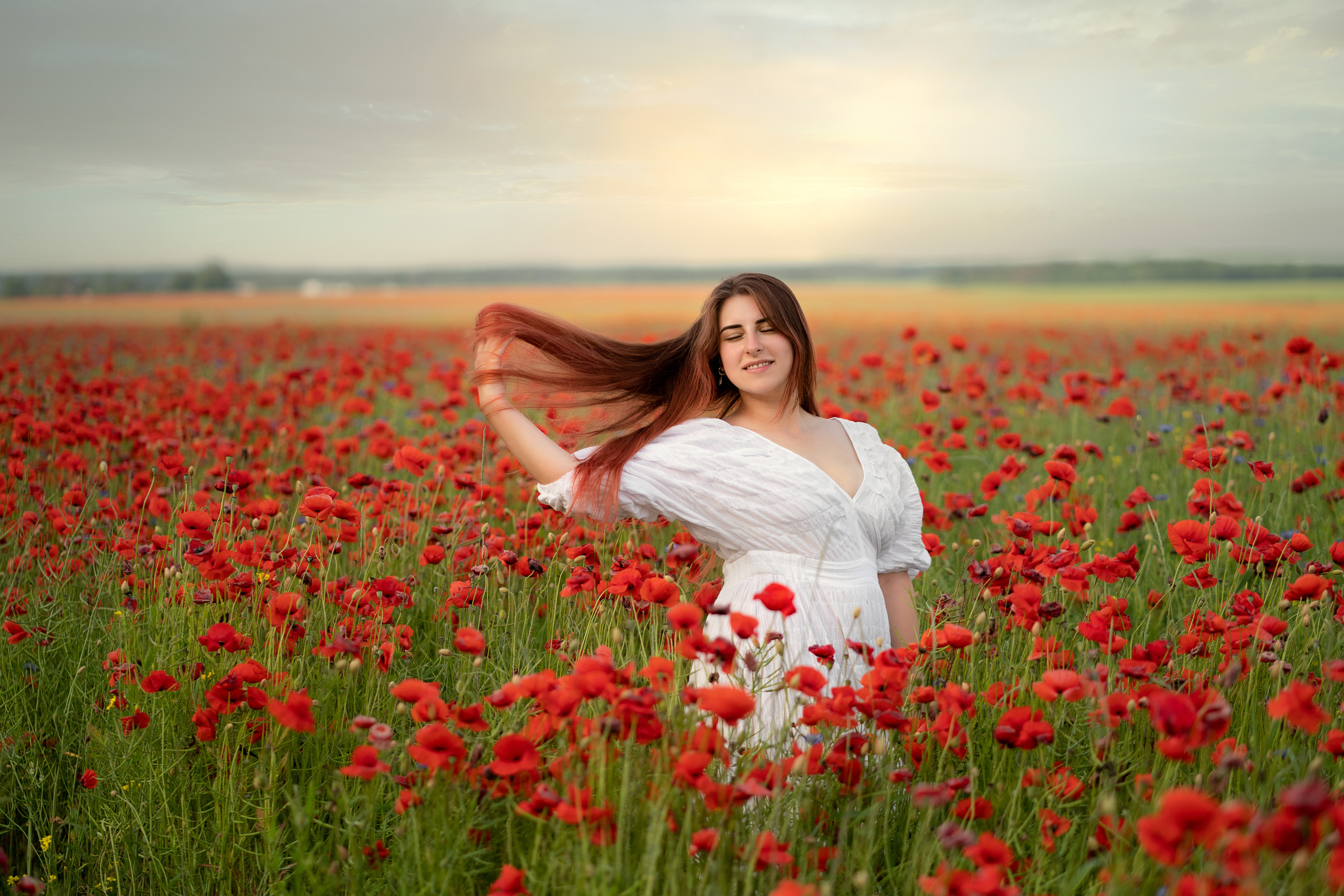 Фотодень в маковом поле. Семейный и свадебный фотограф Минск, Беларусь Анна Орловская