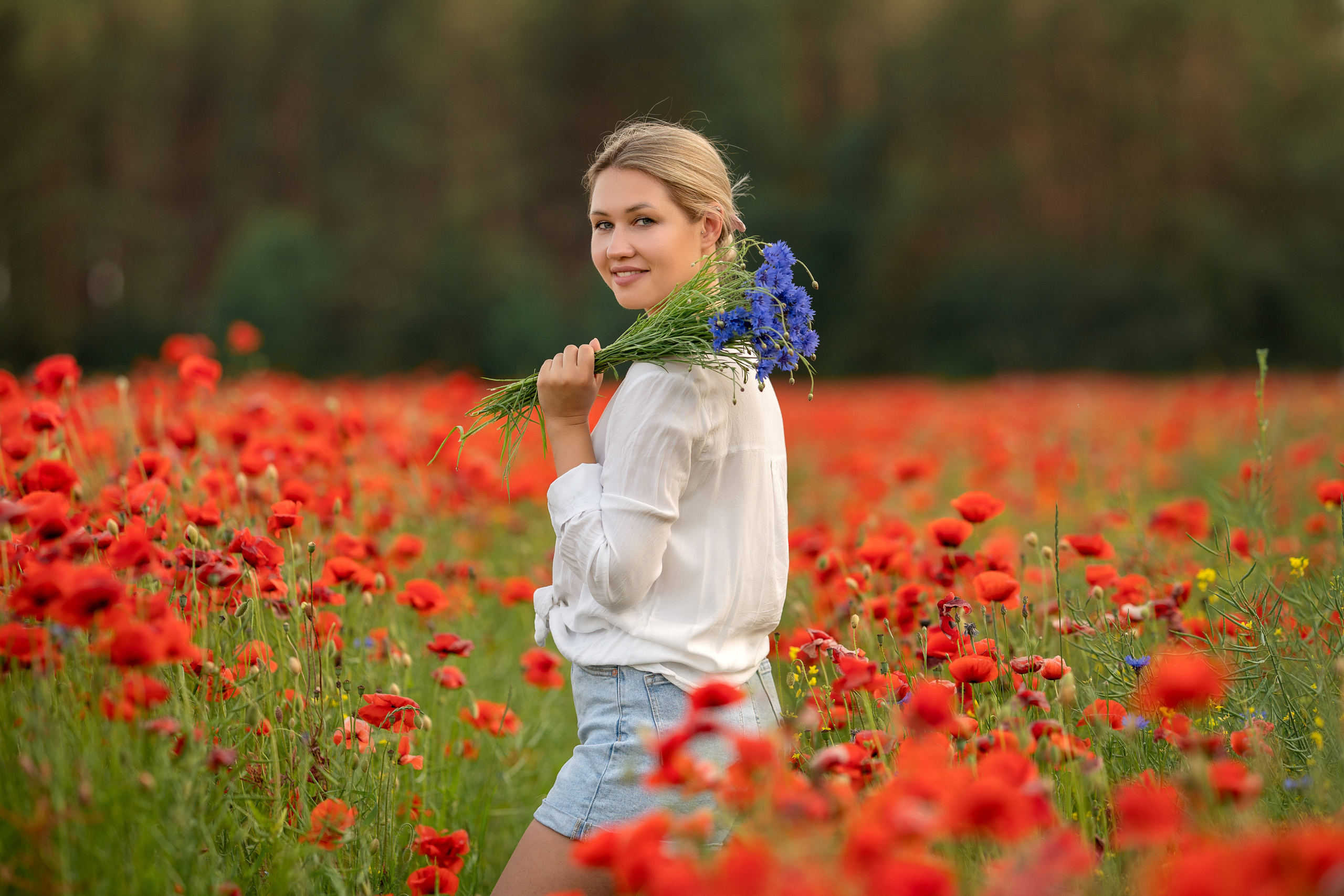 Фотодень в маковом поле. Семейный и свадебный фотограф Минск, Беларусь Анна Орловская