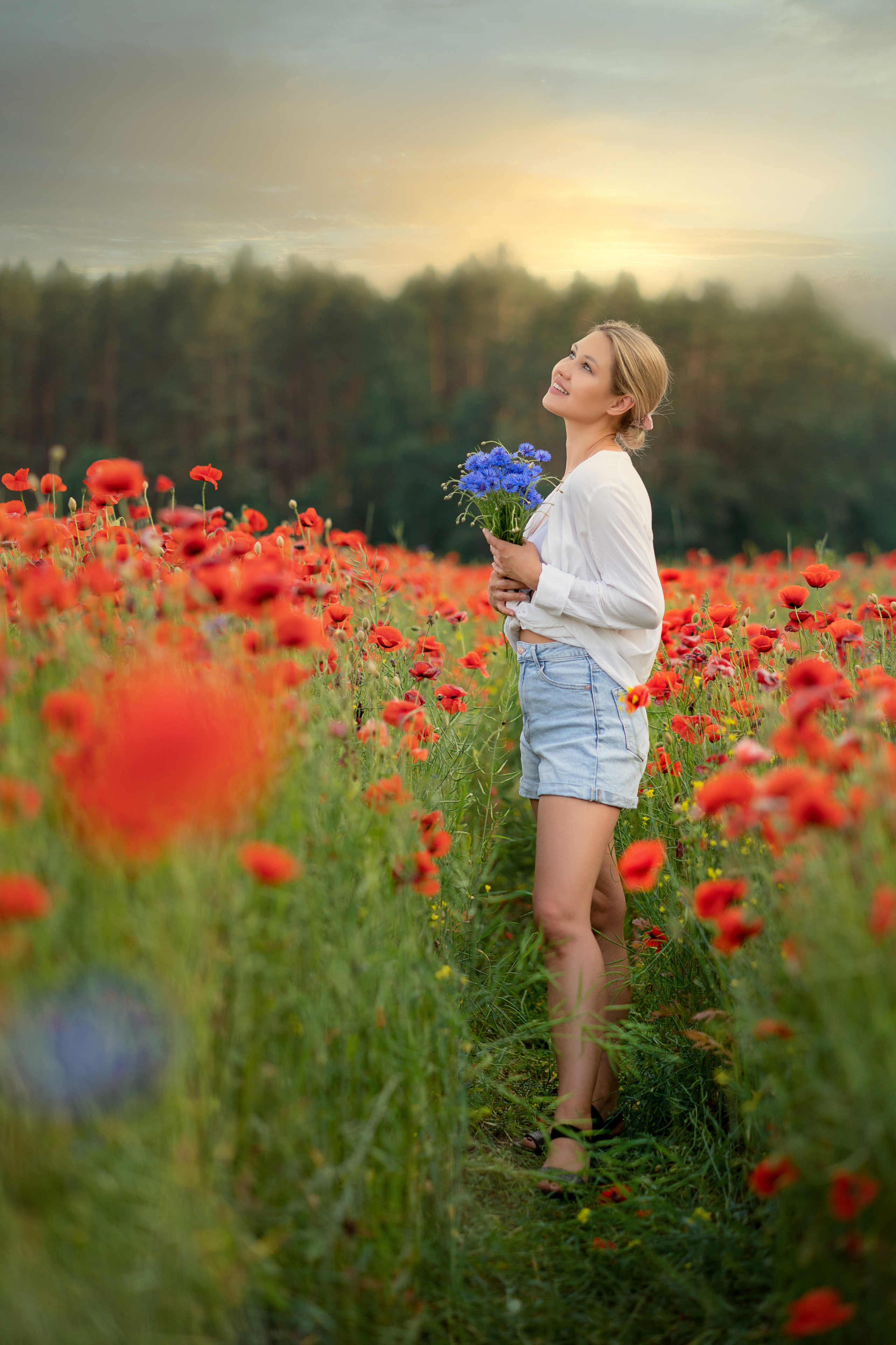 Фотодень в маковом поле. Семейный и свадебный фотограф Минск, Беларусь Анна Орловская