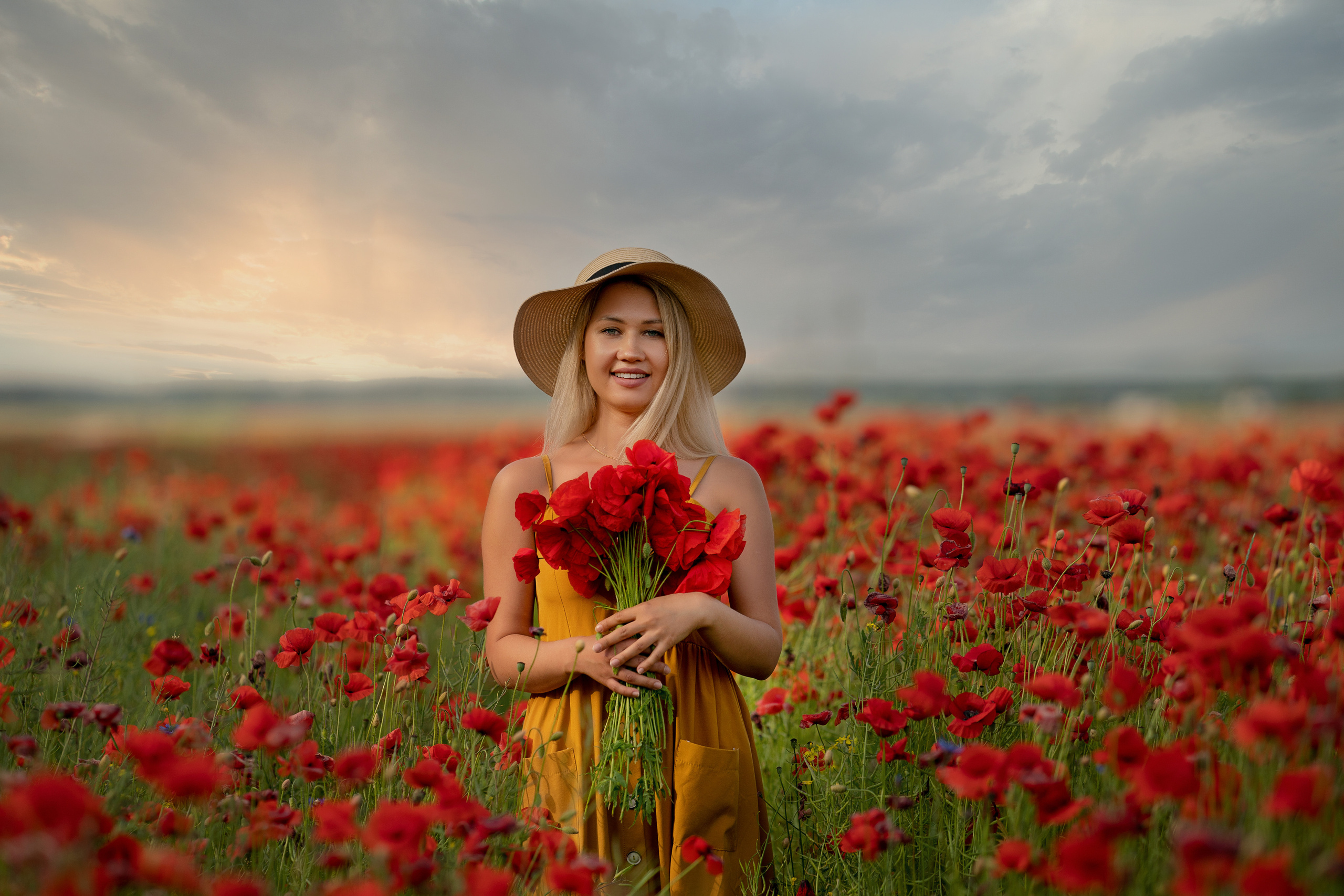 Фотодень в маковом поле. Семейный и свадебный фотограф Минск, Беларусь Анна Орловская