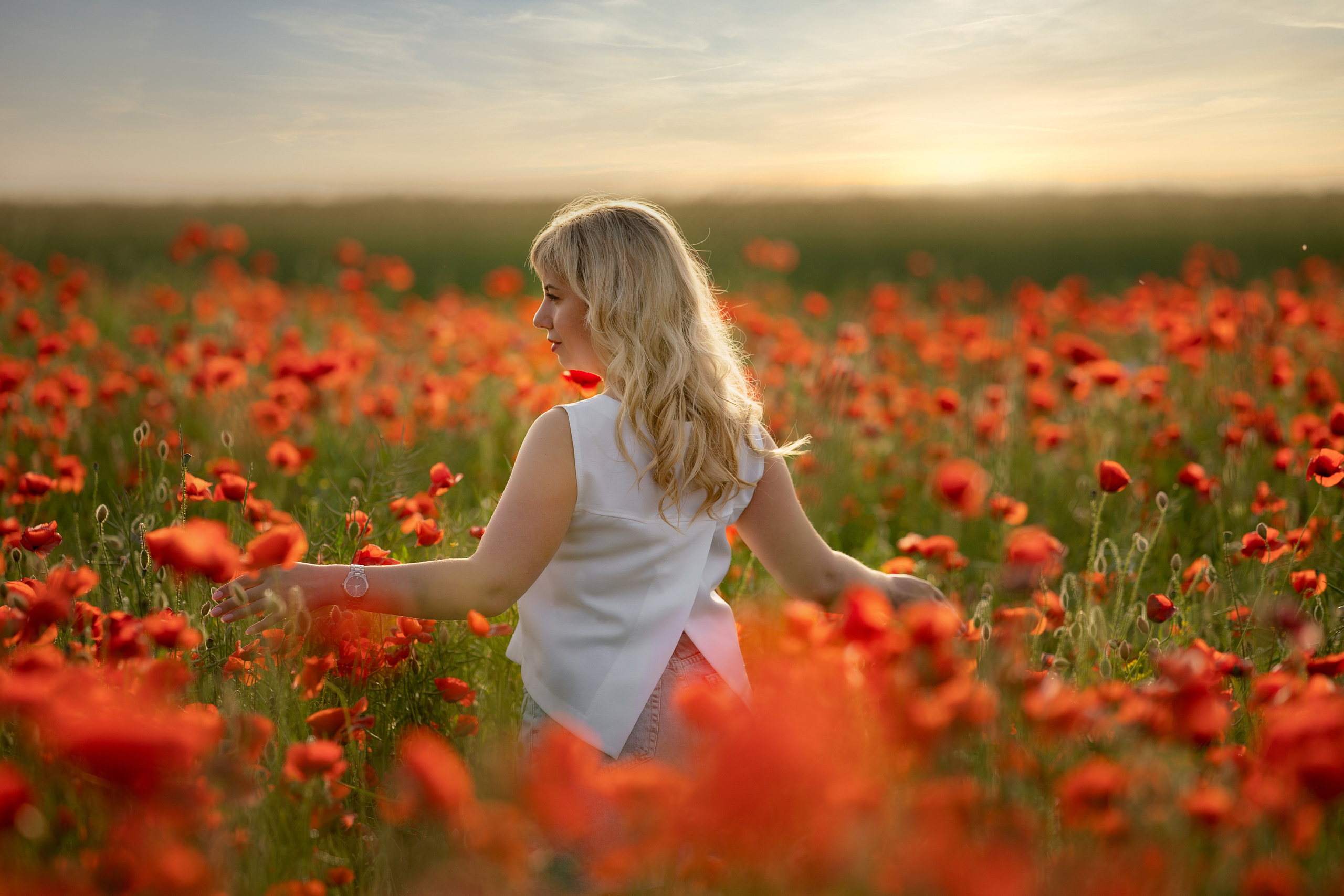Фотодень в маковом поле. Семейный и свадебный фотограф Минск, Беларусь Анна Орловская