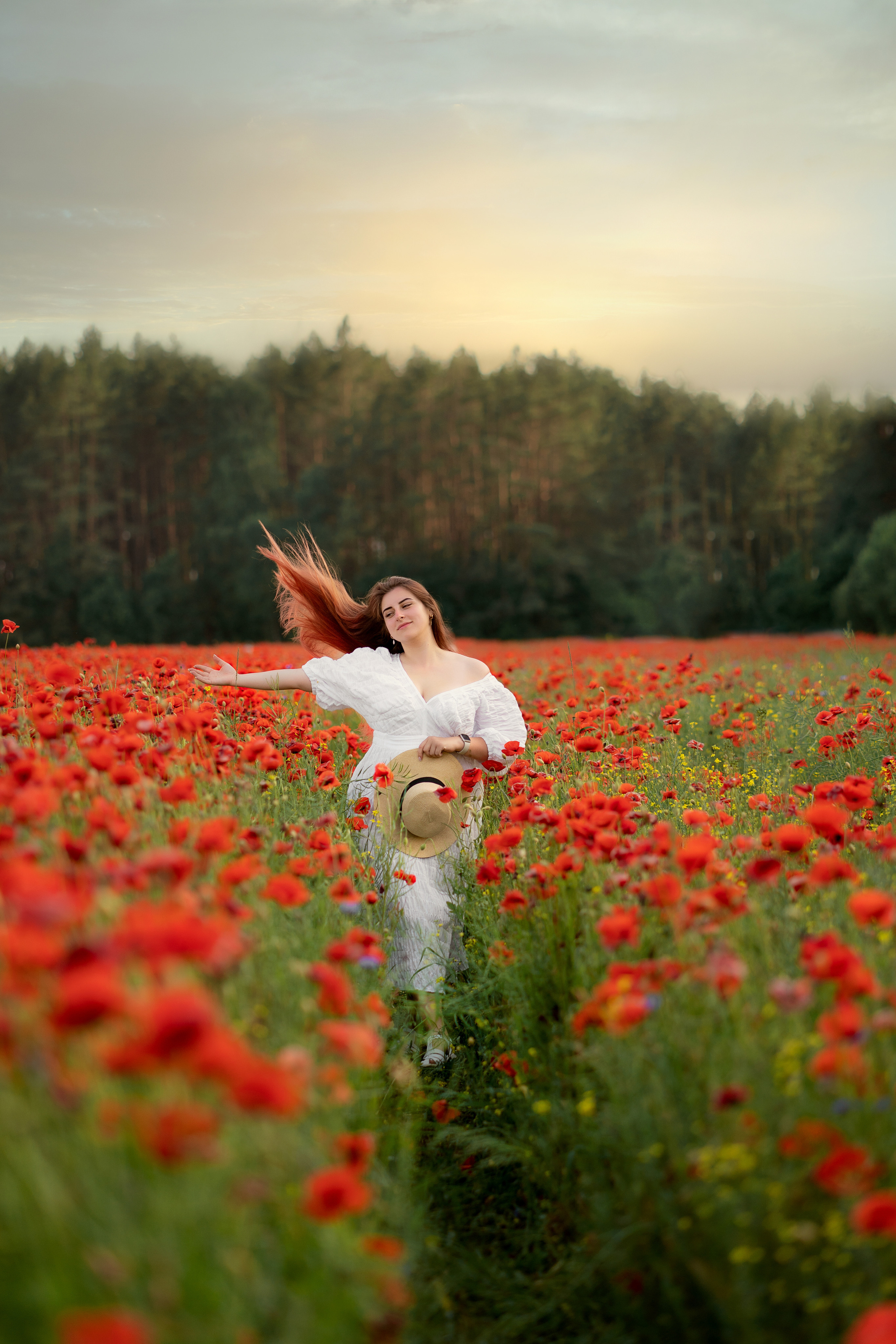 Фотодень в маковом поле. Семейный и свадебный фотограф Минск, Беларусь Анна Орловская