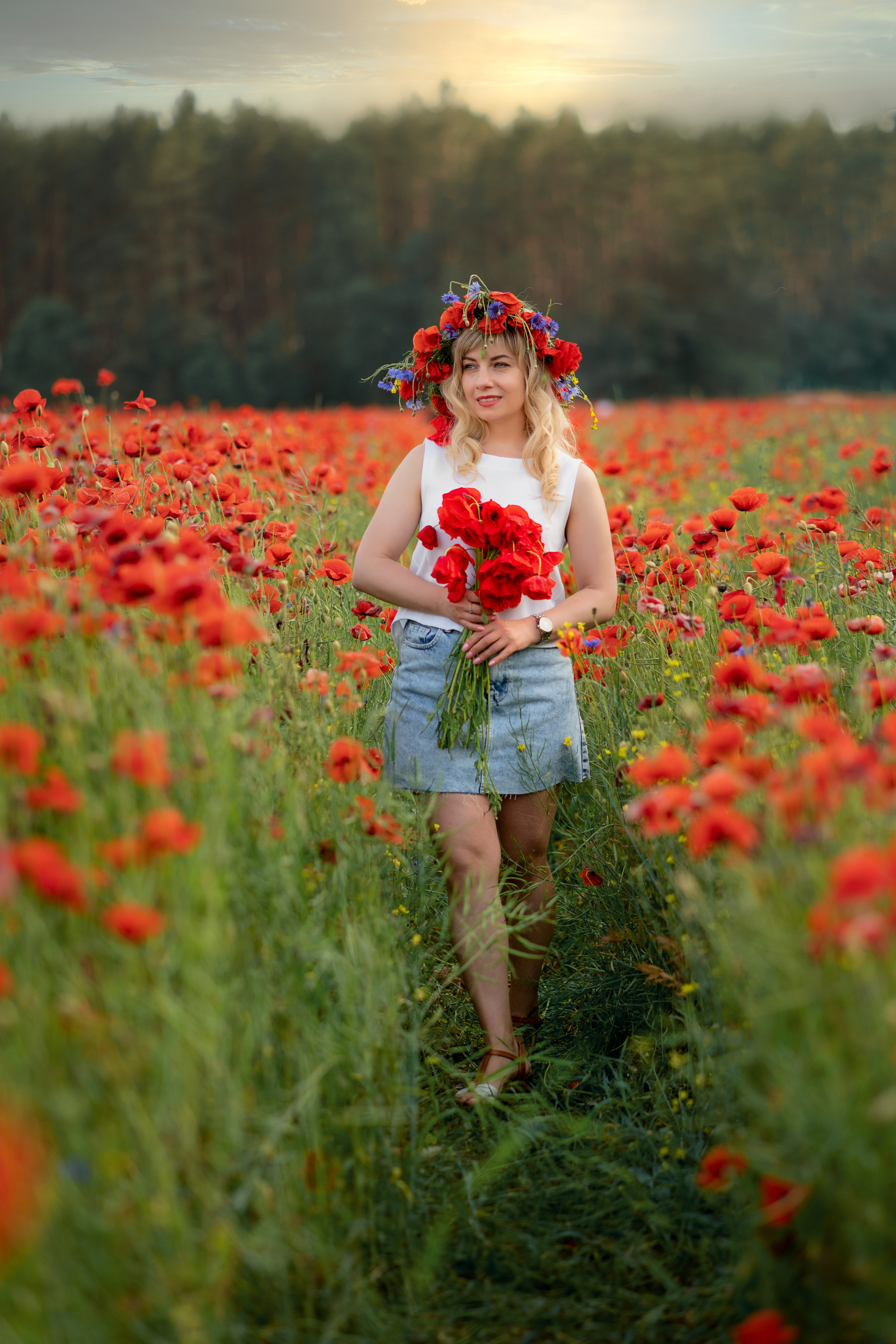 Фотодень в маковом поле. Семейный и свадебный фотограф Минск, Беларусь Анна Орловская